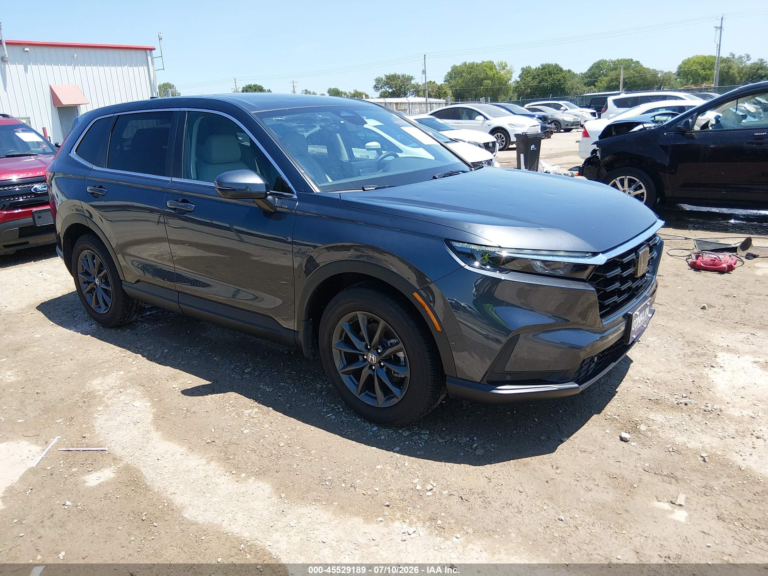 2026 Honda Cr-v VIN 2HKRS4H70TH453097 IAAI salvage auction — Hail, Salvage (Kansas), sold $16,600 on 2026-09-18 (photo 1)