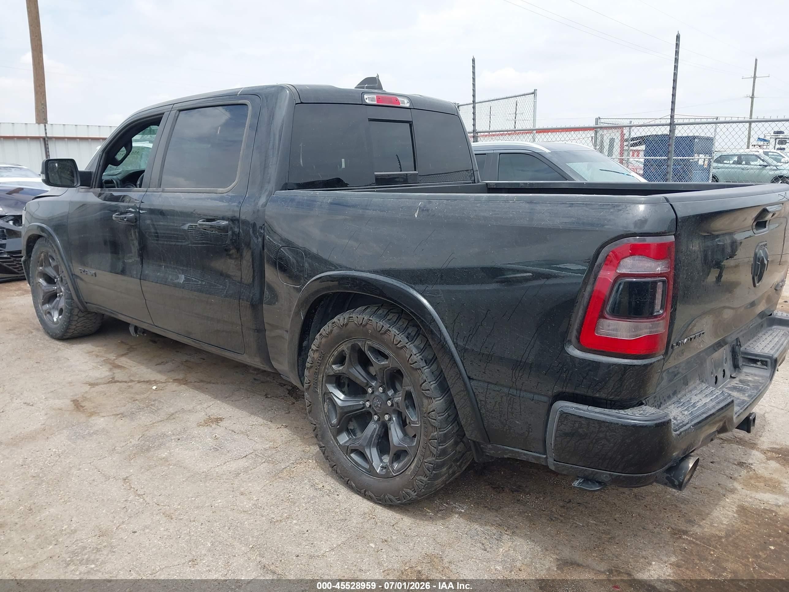 2020 Ram 1500 VIN 1C6SRFHT0LN144601 IAAI salvage auction — Engine Damage, Wait Title, sold $6,600 on 2026-09-20 (photo 3)