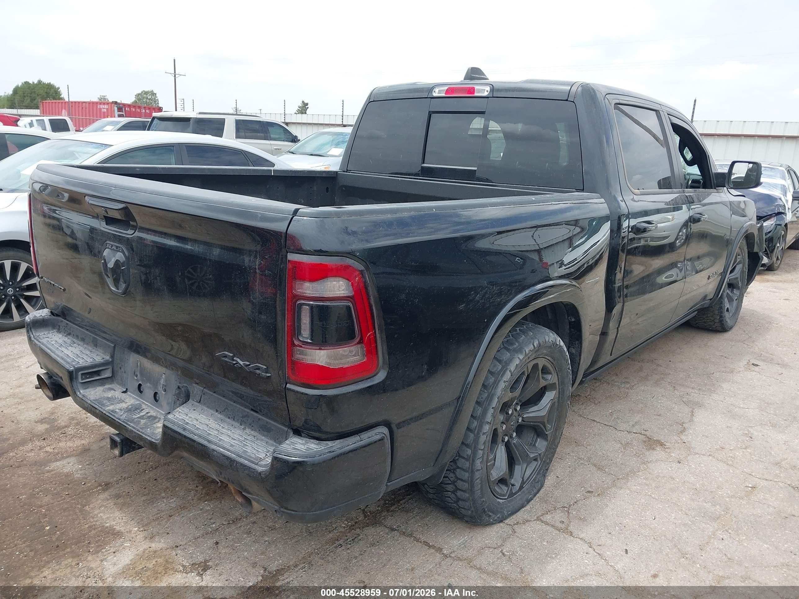 2020 Ram 1500 VIN 1C6SRFHT0LN144601 IAAI salvage auction — Engine Damage, Wait Title, sold $6,600 on 2026-09-20 (photo 4)