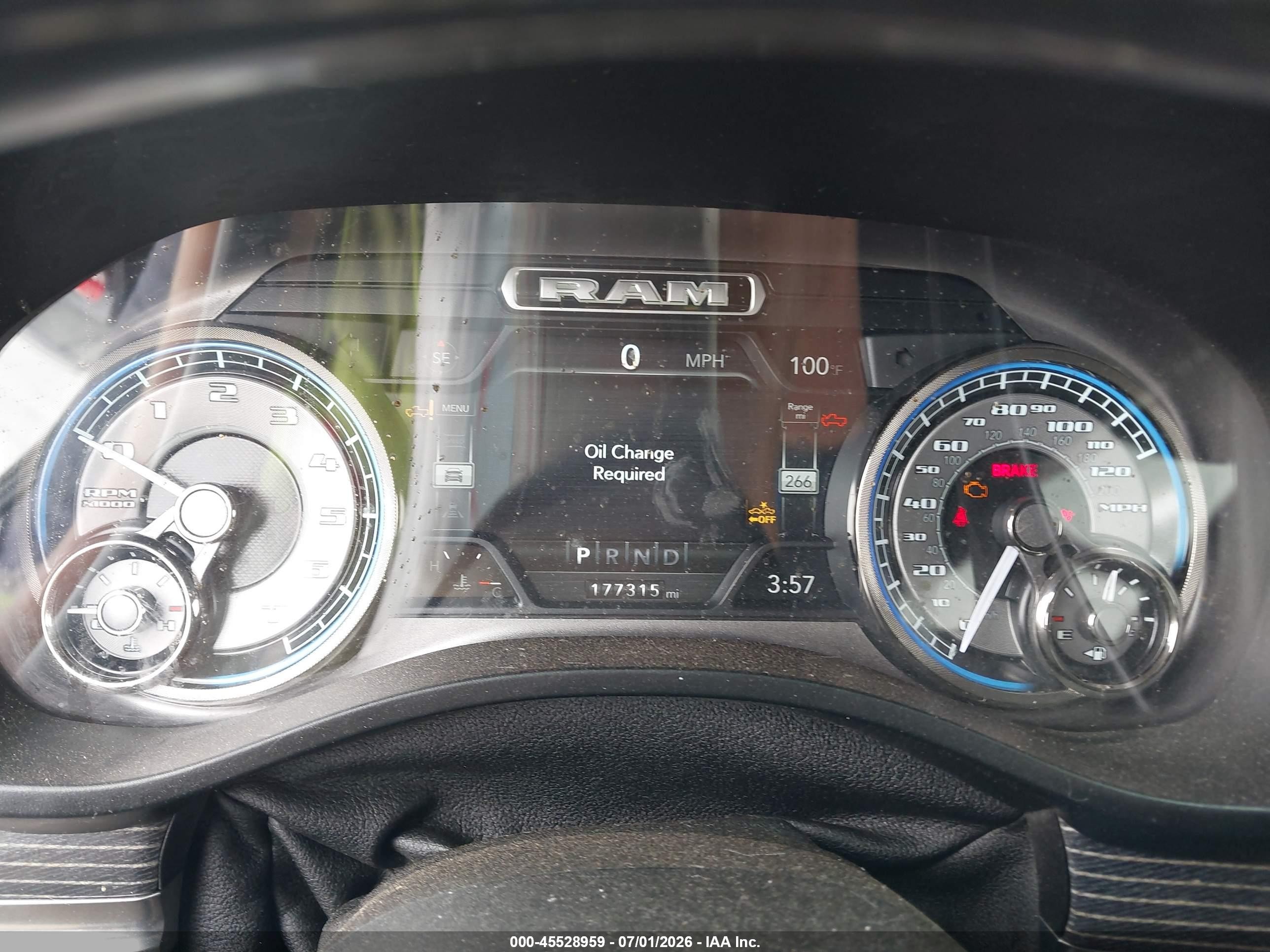 2020 Ram 1500 VIN 1C6SRFHT0LN144601 IAAI salvage auction — Engine Damage, Wait Title, sold $6,600 on 2026-09-20 (photo 7)
