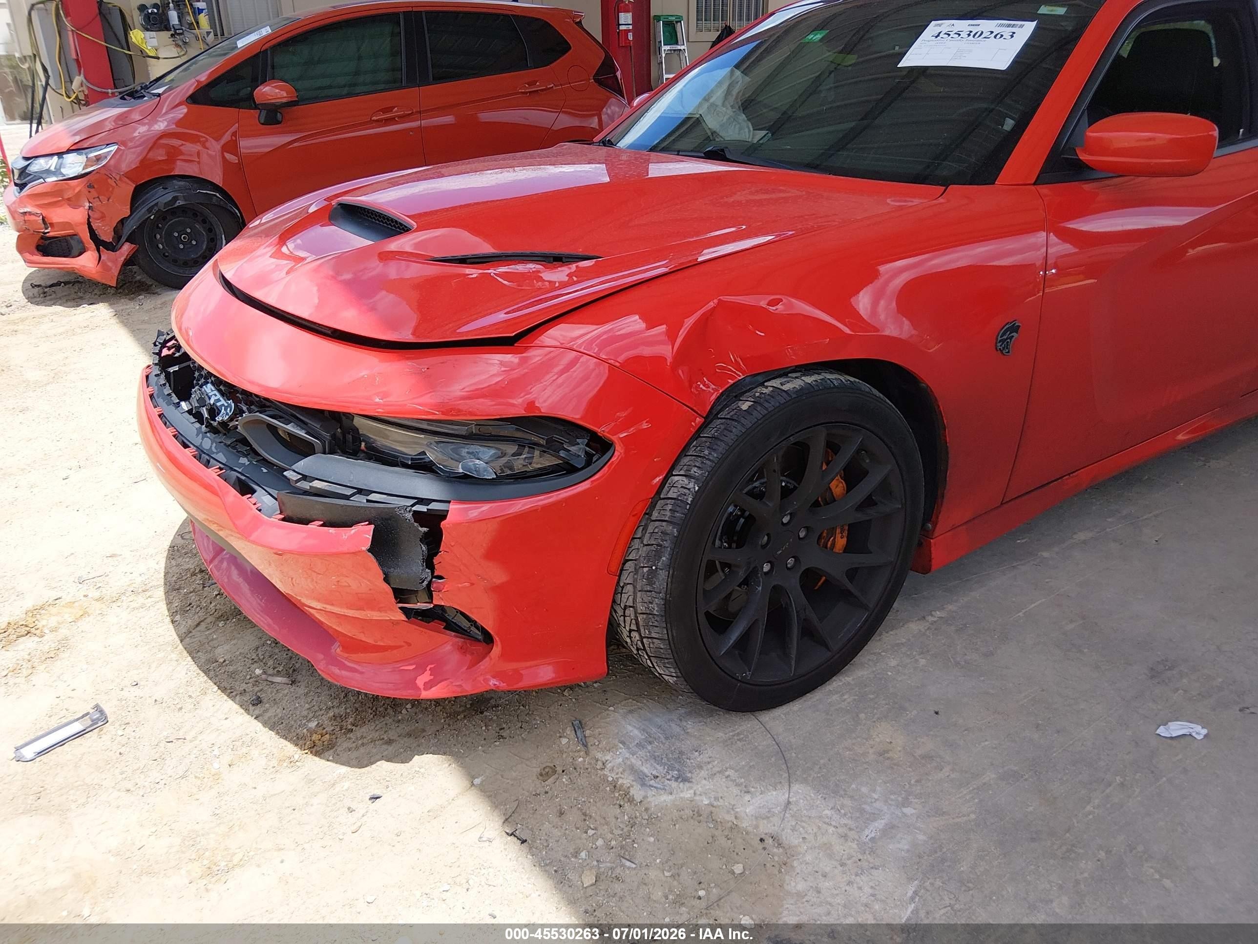 2019 Dodge Charger VIN 2C3CDXL92KH710234 IAAI salvage auction — Front End, Rebuildable (Florida), sold $24,800 on 2026-08-26 (photo 6)
