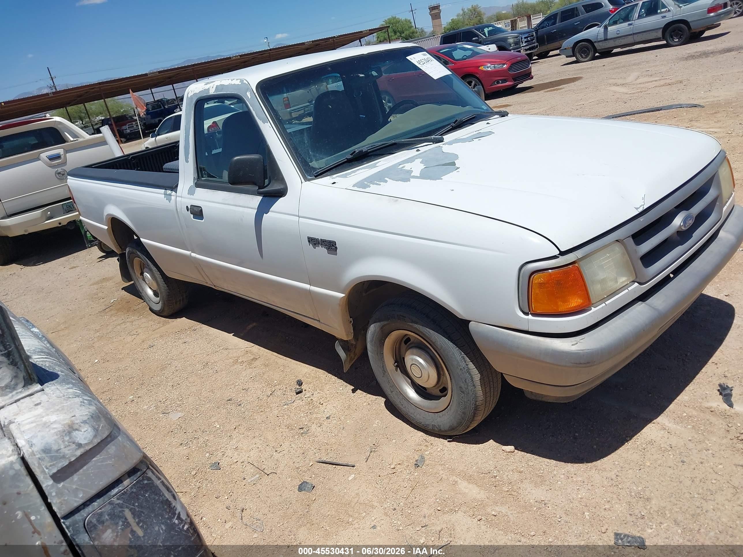 1995 Ford Ranger VIN 1FTCR10A2SUC14386 IAAI salvage auction — Normal Wear, Clear-Dealer Only (Arizona), sold $600 on 2026-07-09 (photo 1)