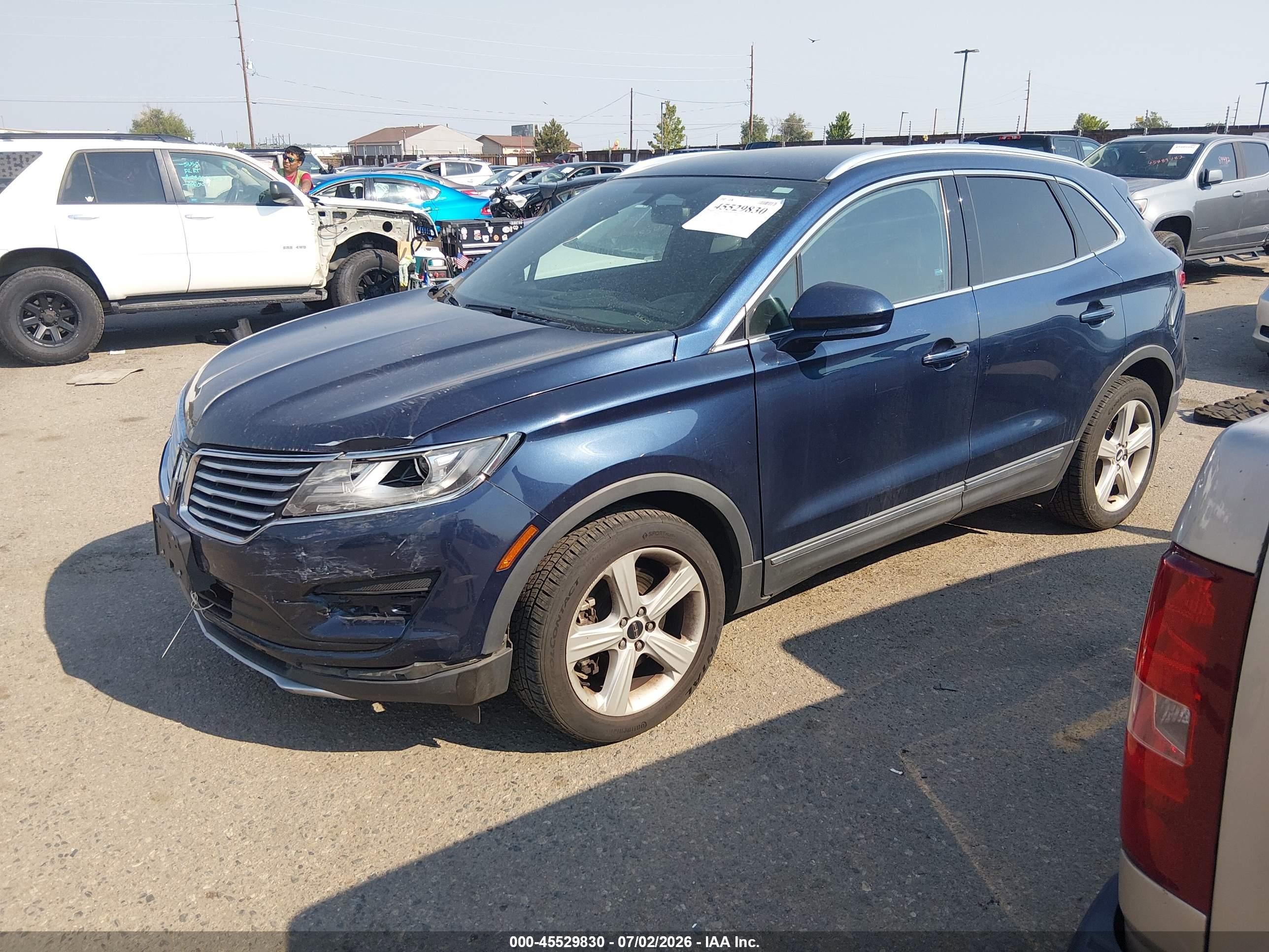 2016 Lincoln MKC VIN 5LMCJ1D91GUJ01228 IAAI salvage auction — Front End, Salvage (Colorado), sold $550 on 2026-09-21 (photo 2)