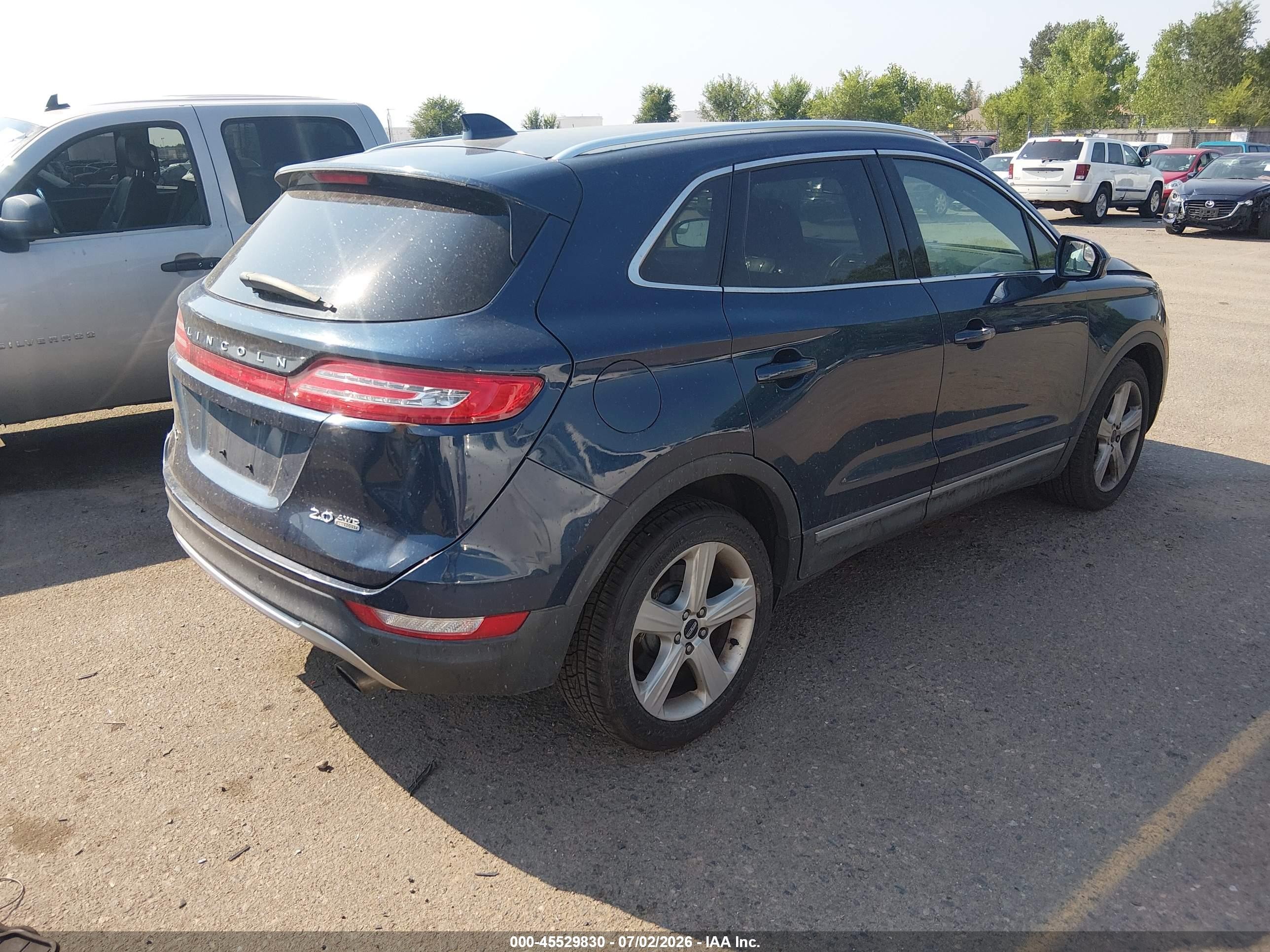 2016 Lincoln MKC VIN 5LMCJ1D91GUJ01228 IAAI salvage auction — Front End, Salvage (Colorado), sold $550 on 2026-09-21 (photo 4)