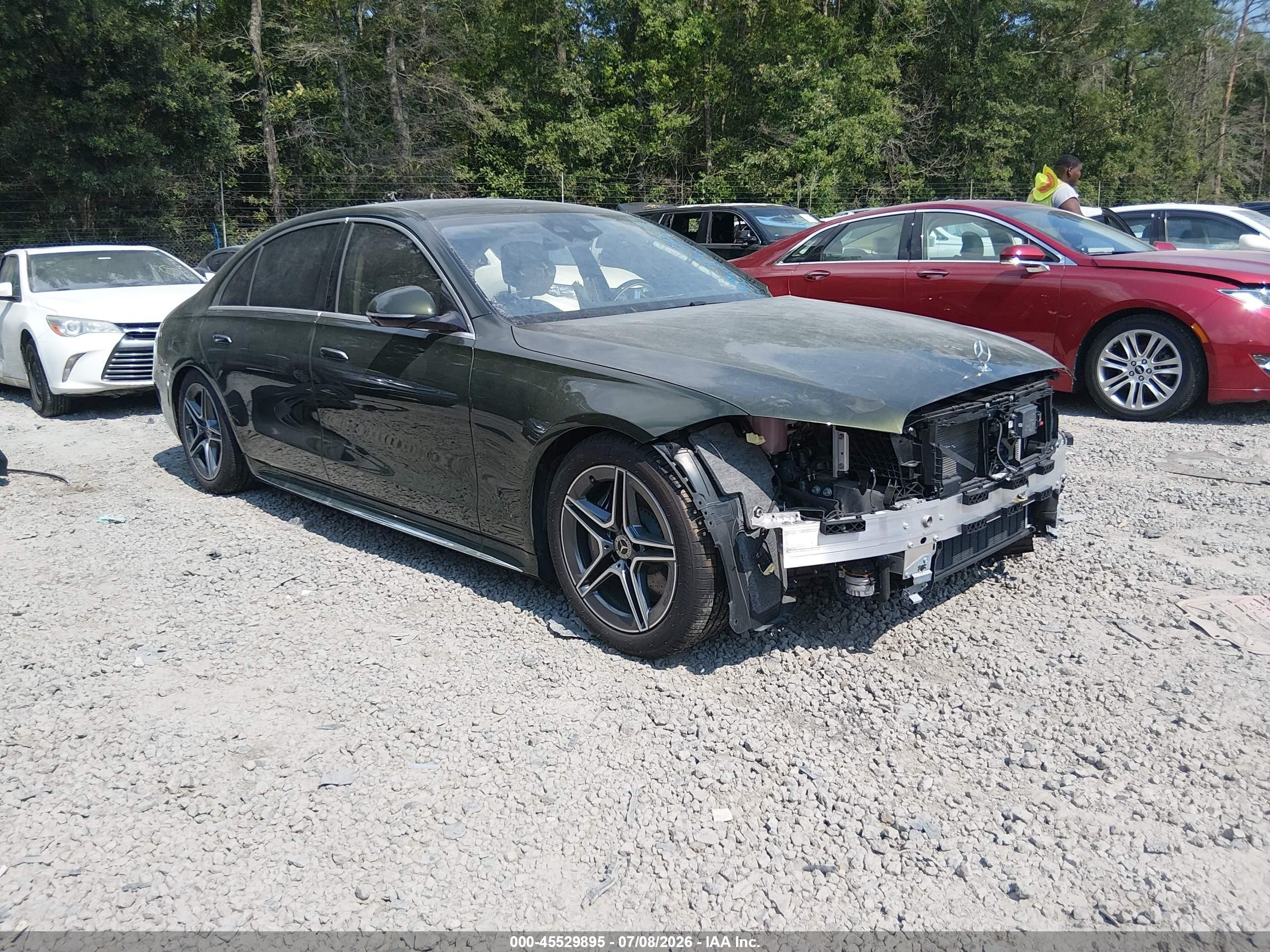 2026 Mercedes-Benz S-Class VIN W1K6G6KB2TA343095 — IAAI salvage auction photo