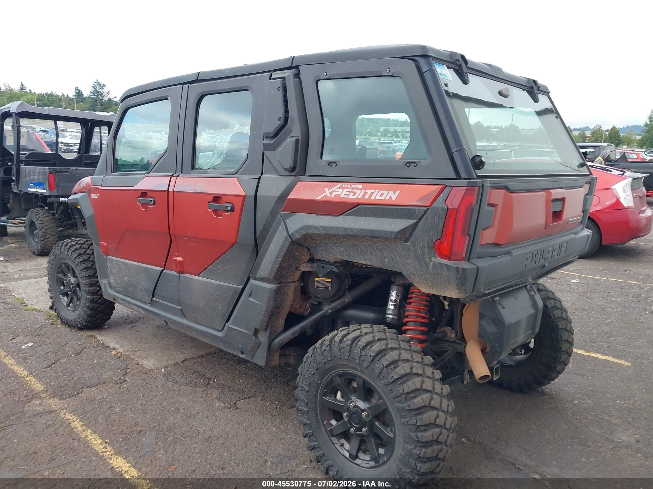 2024 Polaris VIN 3NSGZW991RM122903 IAAI salvage auction — Rollover, Salvage (Oregon), sold $15,100 on 2026-09-09 (photo 3)