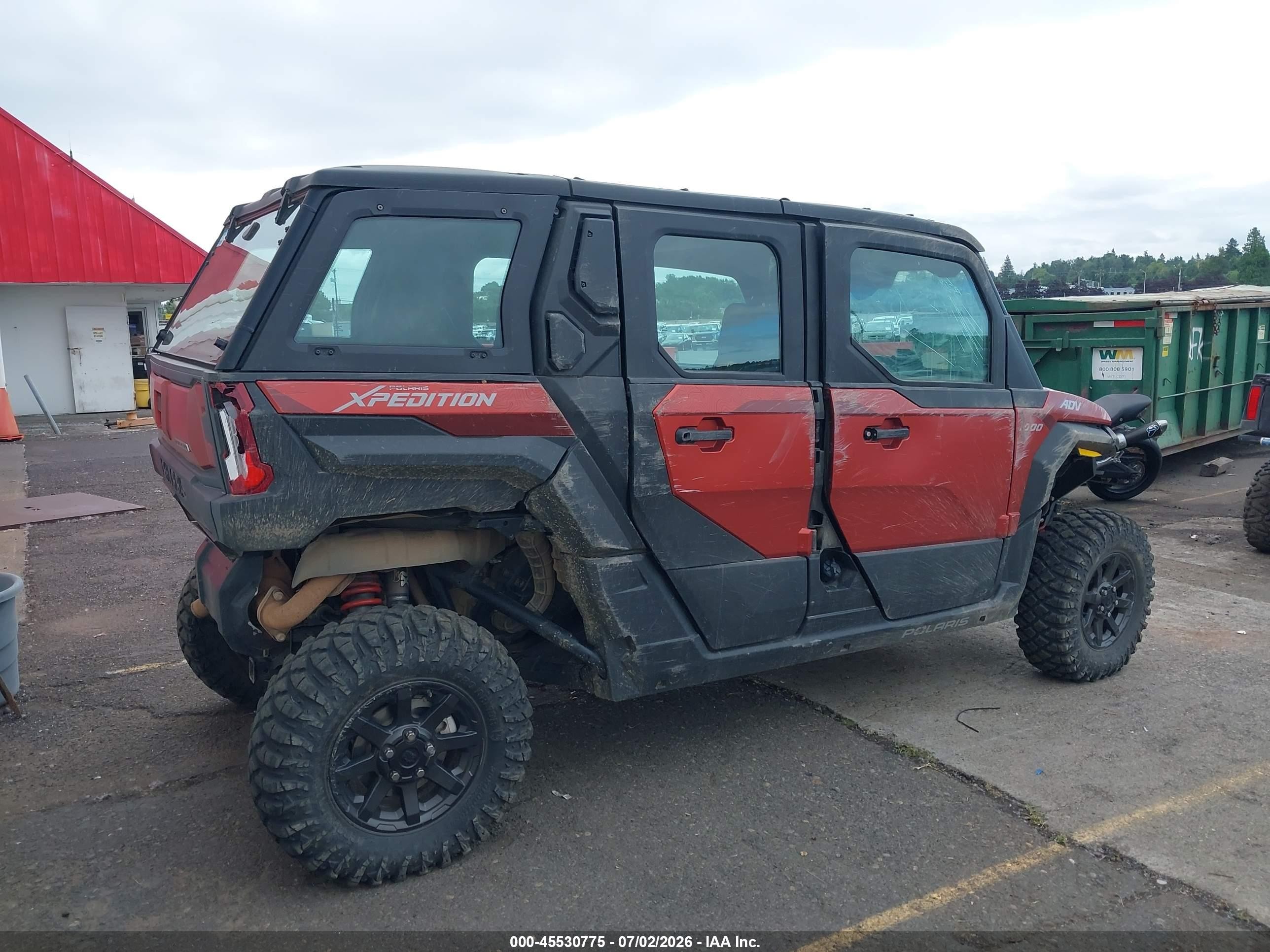2024 Polaris VIN 3NSGZW991RM122903 IAAI salvage auction — Rollover, Salvage (Oregon), sold $15,100 on 2026-09-09 (photo 4)