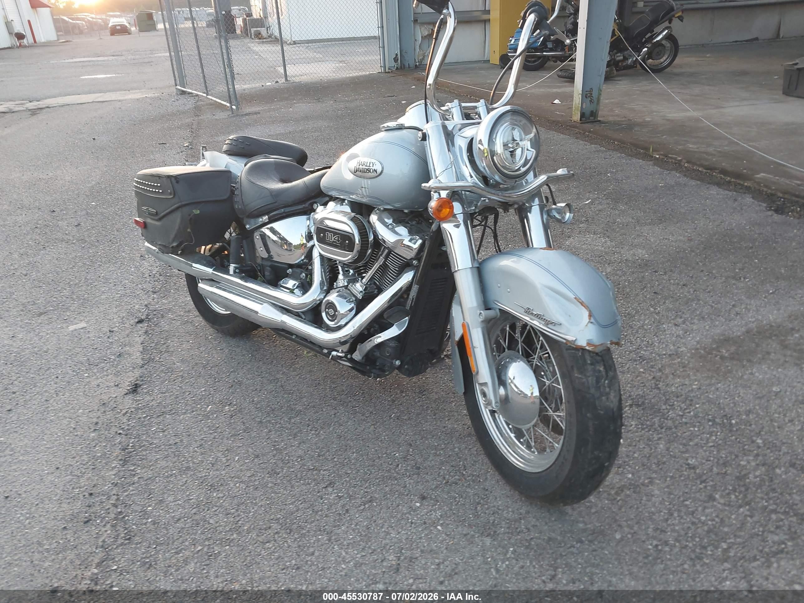 2023 Harley-davidson Softail VIN 1HD1YBK18PB063858 IAAI salvage auction — All Over, Salvage (Louisiana), sold $6,200 on 2026-09-09 (photo 1)