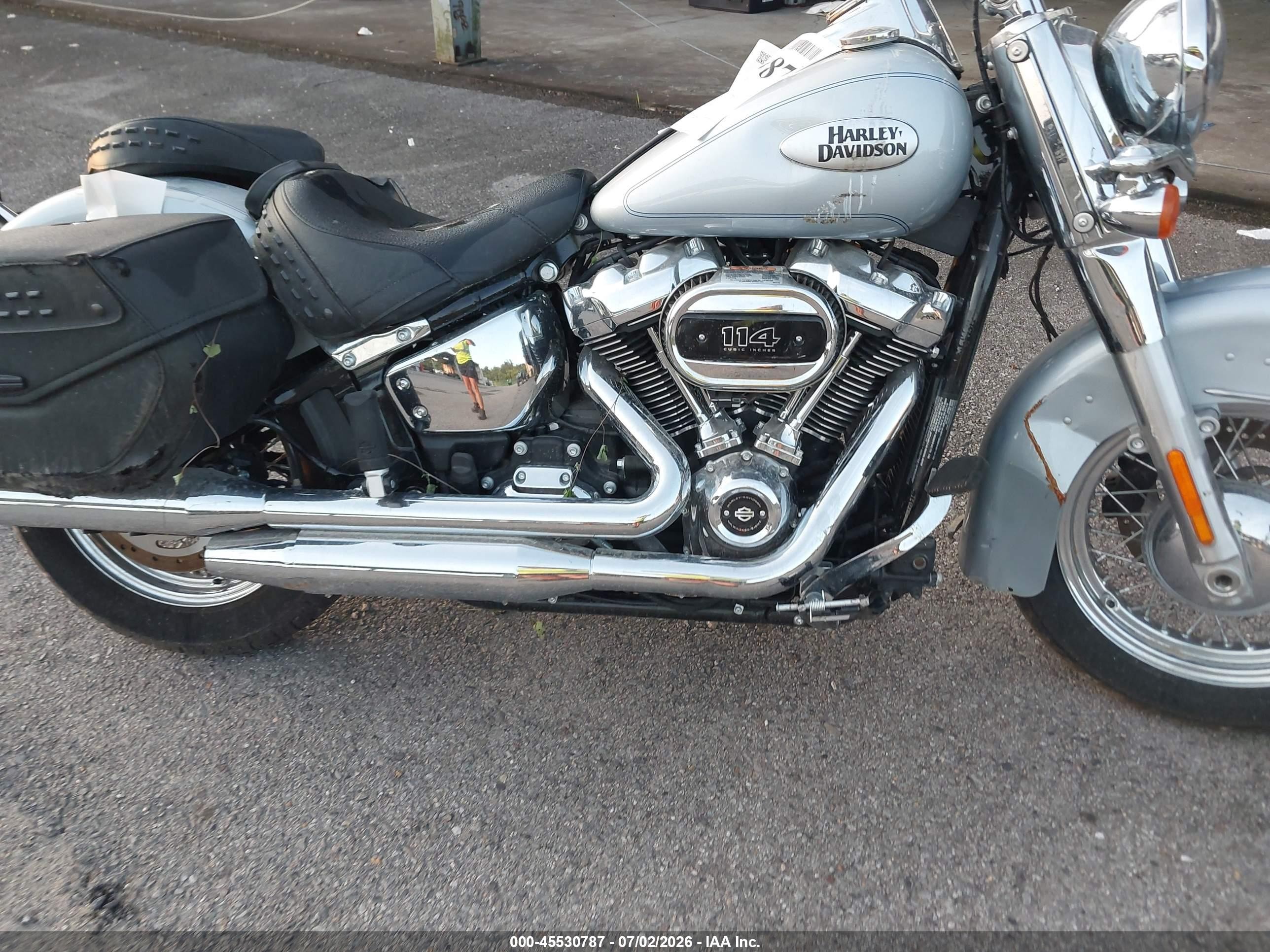 2023 Harley-davidson Softail VIN 1HD1YBK18PB063858 IAAI salvage auction — All Over, Salvage (Louisiana), sold $6,200 on 2026-09-09 (photo 8)