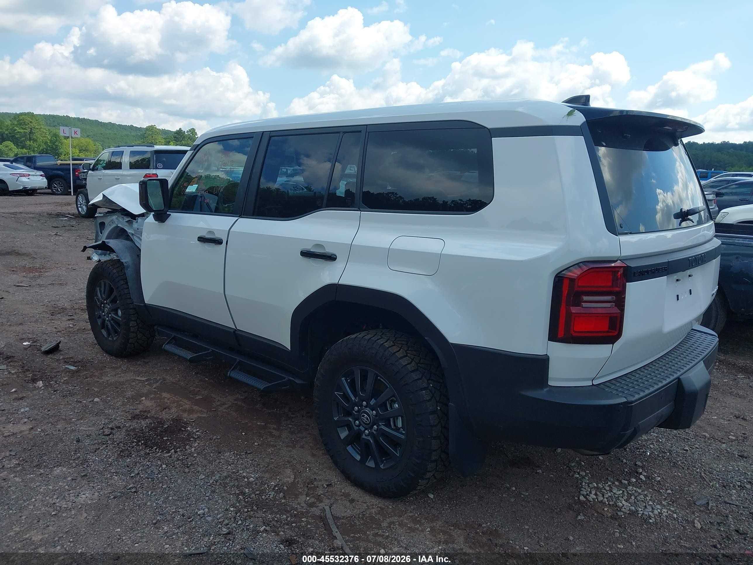 2025 Toyota Land cruiser VIN JTEABFAJ3SK019623 IAAI salvage auction — Front End, Salvage (Alabama), sold $22,800 on 2026-08-19 (photo 3)