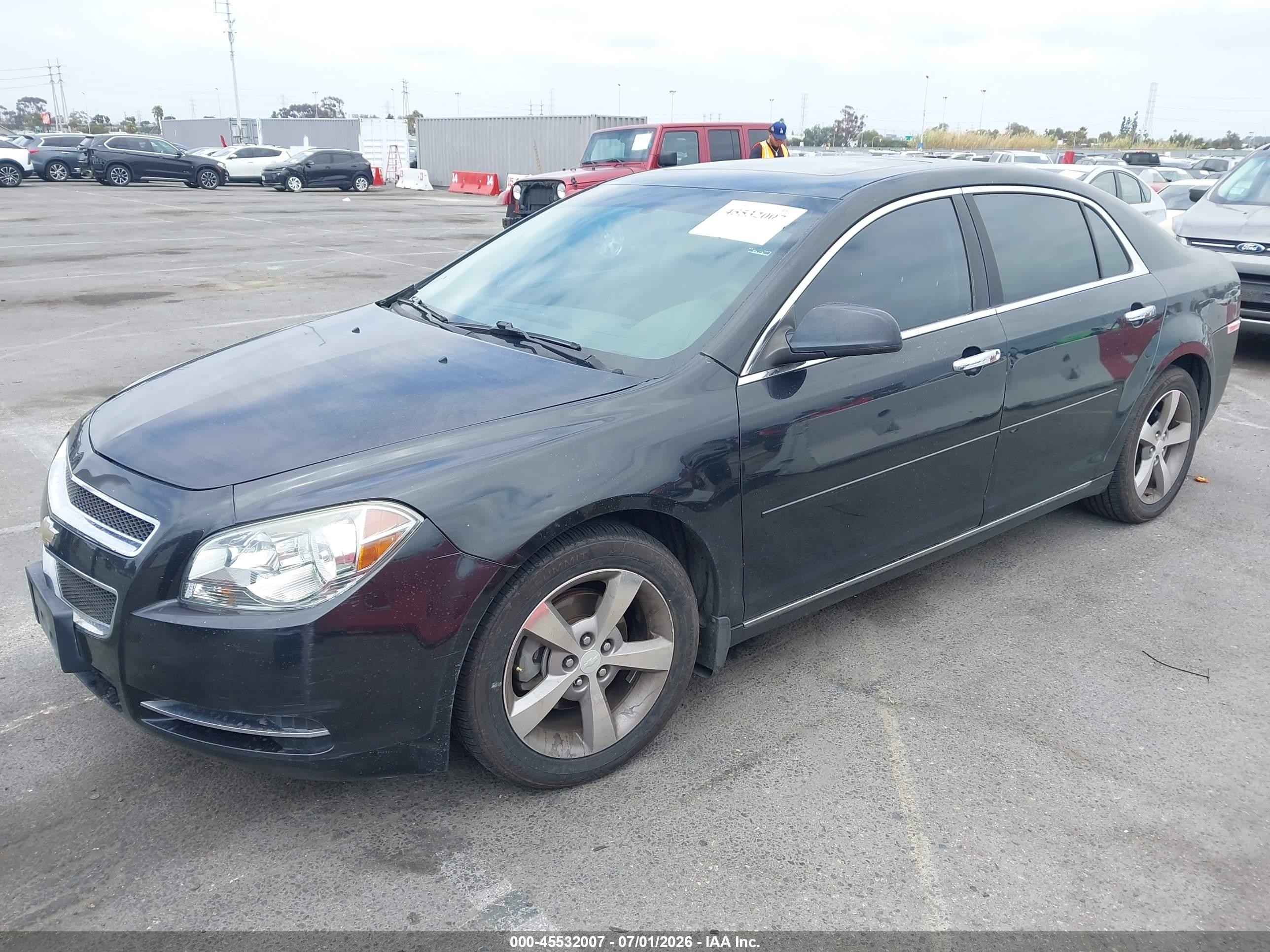 2012 Chevrolet Malibu VIN 1G1ZC5E0XCF187391 IAAI salvage auction — Normal Wear, Clear - Dealer Only (California), sold $325 on 2026-07-09 (photo 2)