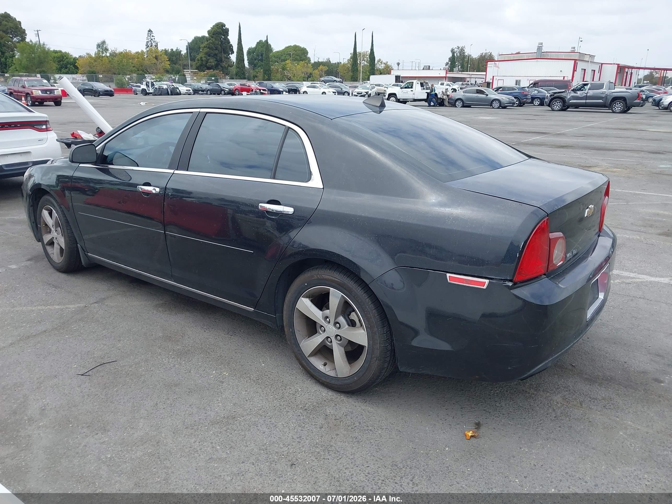 2012 Chevrolet Malibu VIN 1G1ZC5E0XCF187391 IAAI salvage auction — Normal Wear, Clear - Dealer Only (California), sold $325 on 2026-07-09 (photo 3)