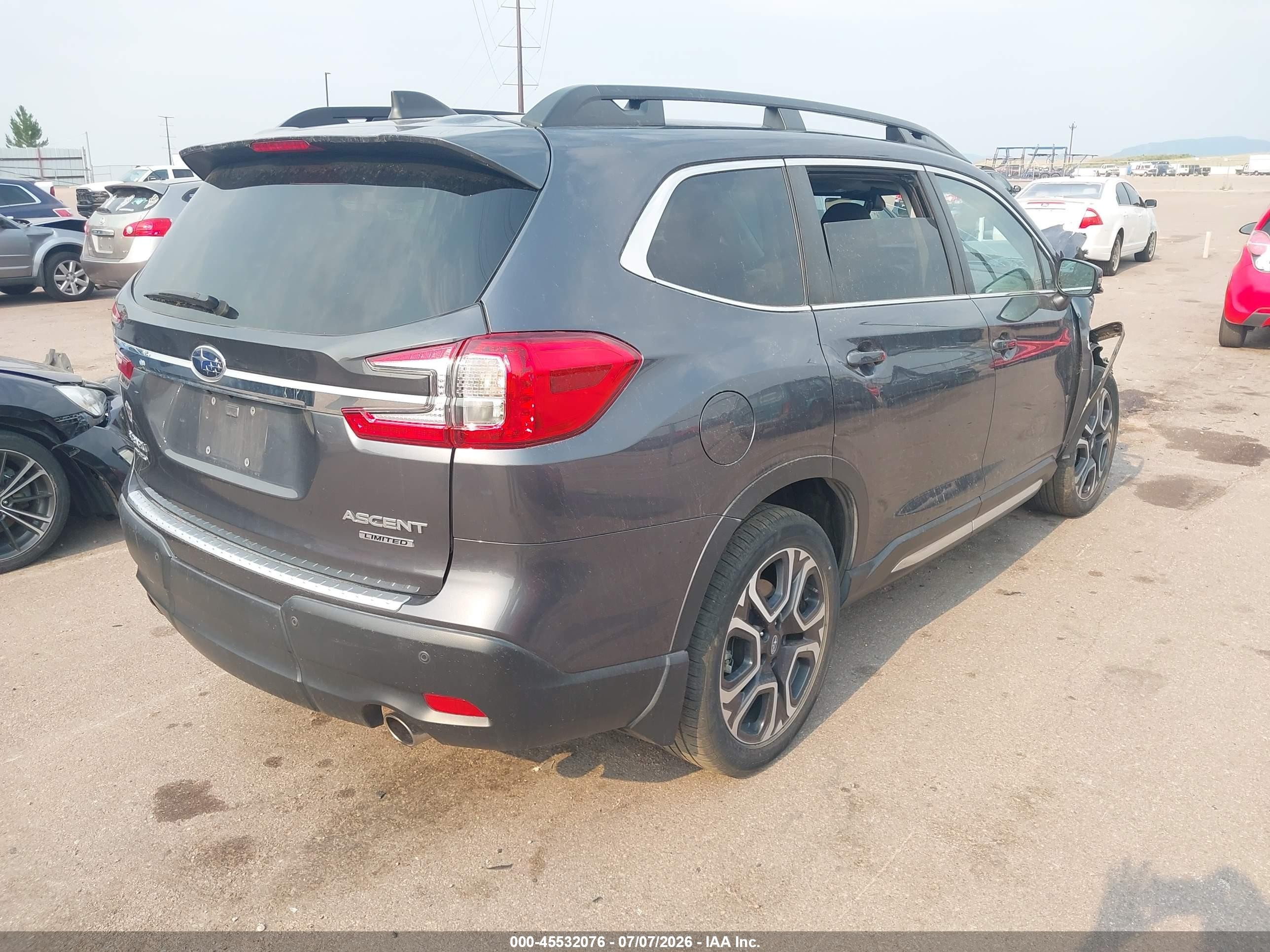 2023 Subaru Ascent VIN 4S4WMASD4P3411328 IAAI salvage auction — Front End, Salvage (Colorado), sold $3,200 on 2026-09-14 (photo 4)