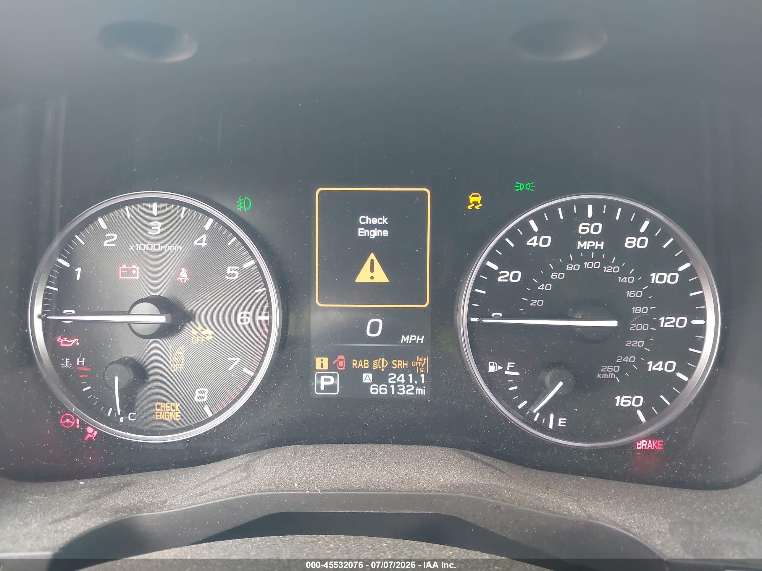 2023 Subaru Ascent VIN 4S4WMASD4P3411328 IAAI salvage auction — Front End, Salvage (Colorado), sold $3,200 on 2026-09-14 (photo 7)