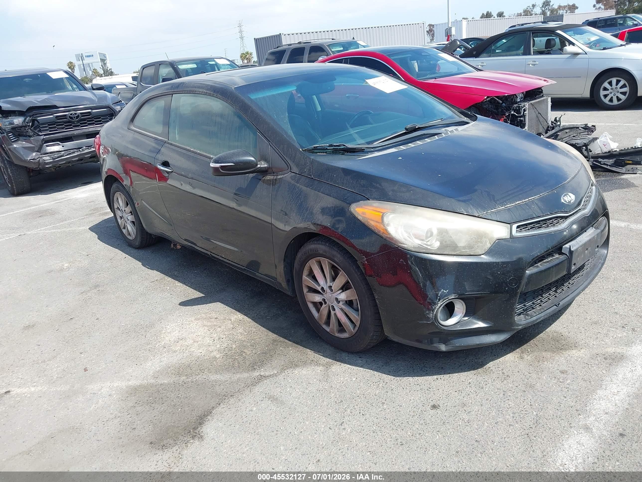 2014 Kia Forte VIN KNAFX6A88E5202024 IAAI salvage auction — Normal Wear, Clear - Dealer Only (California), sold $225 on 2026-07-09 (photo 1)
