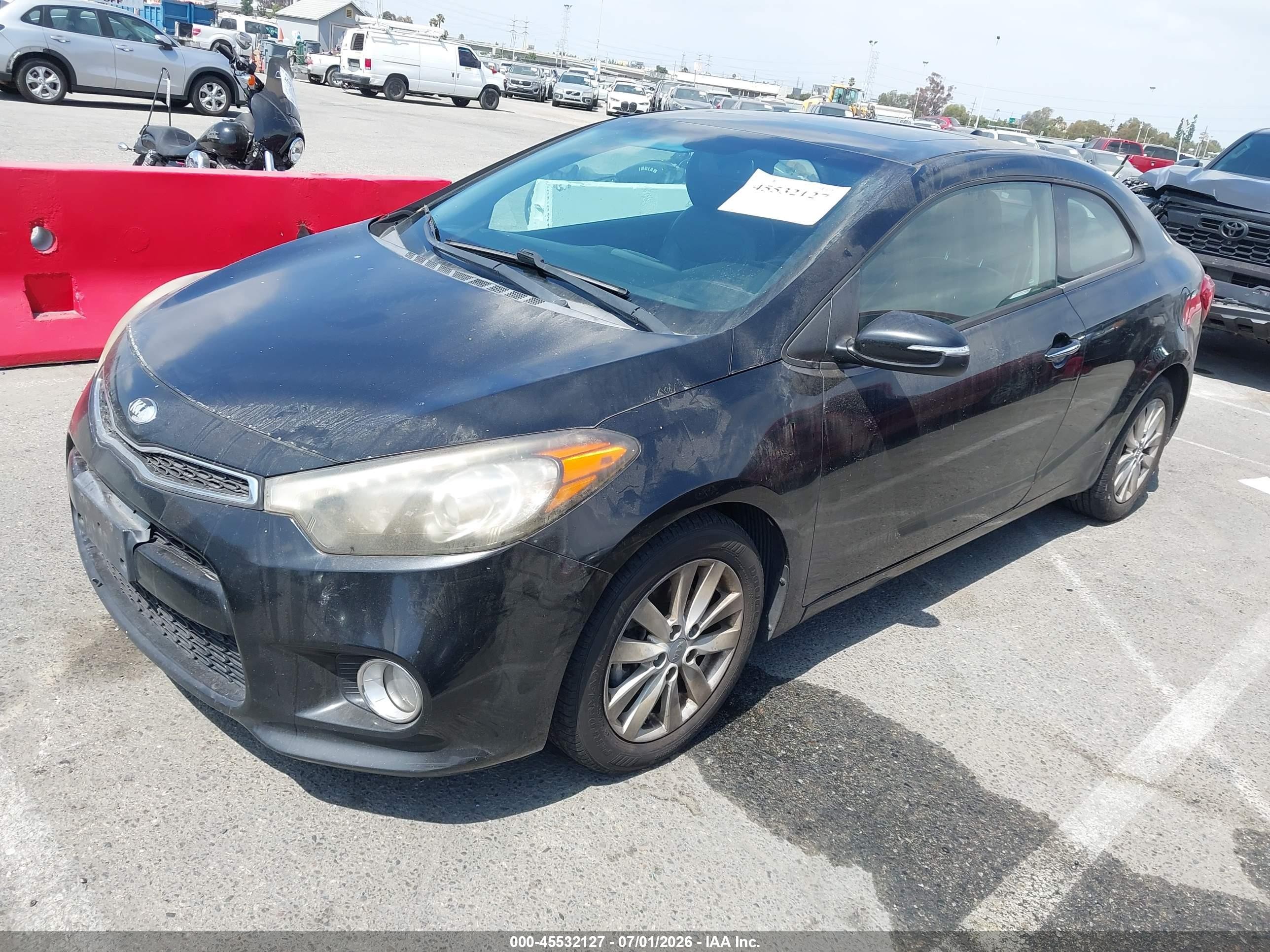 2014 Kia Forte VIN KNAFX6A88E5202024 IAAI salvage auction — Normal Wear, Clear - Dealer Only (California), sold $225 on 2026-07-09 (photo 2)