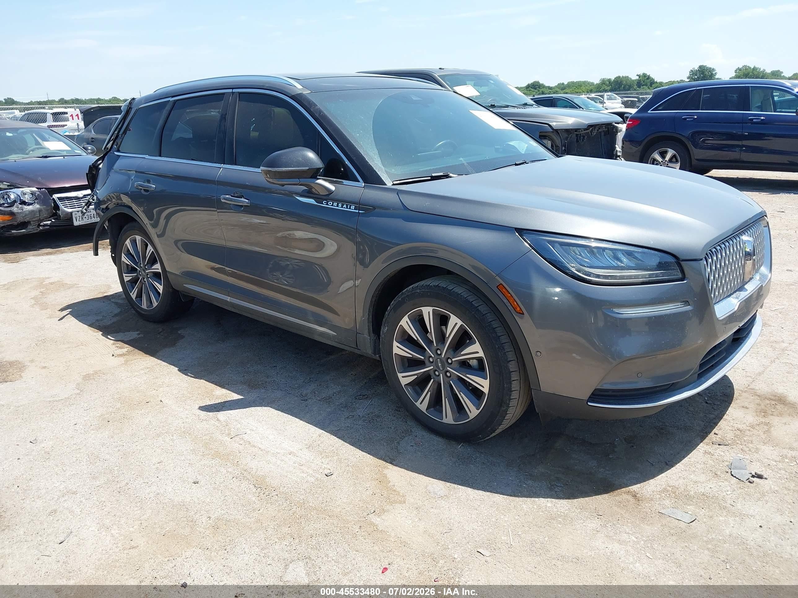 2022 Lincoln Corsair VIN 5LMCJ2C99NUL02413 — IAAI salvage auction photo
