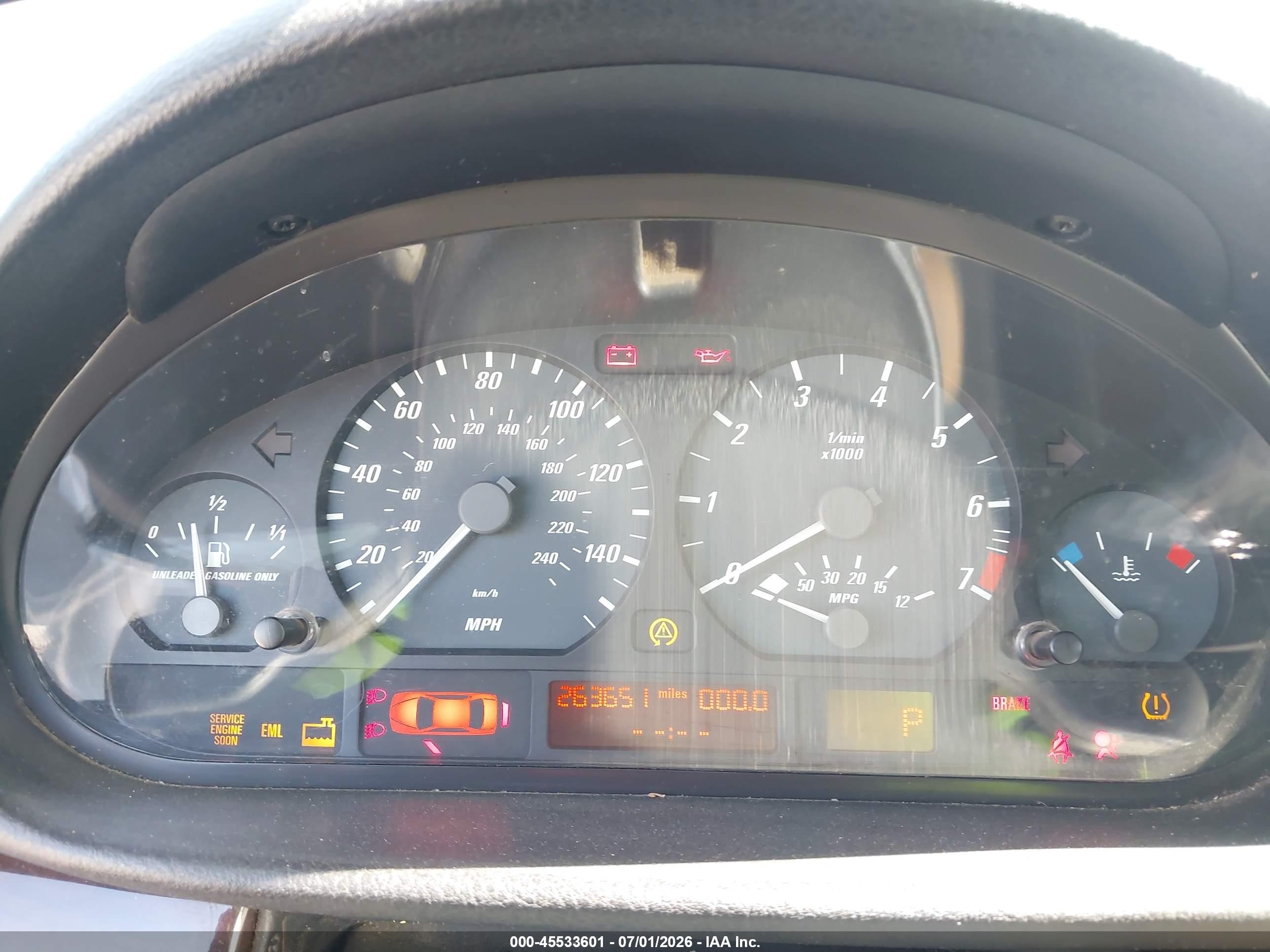 2005 BMW 3 Series VIN WBABW33475PL37509 IAAI salvage auction — Normal Wear, Clear - Dealer Only (California), sold $350 on 2026-07-09 (photo 7)