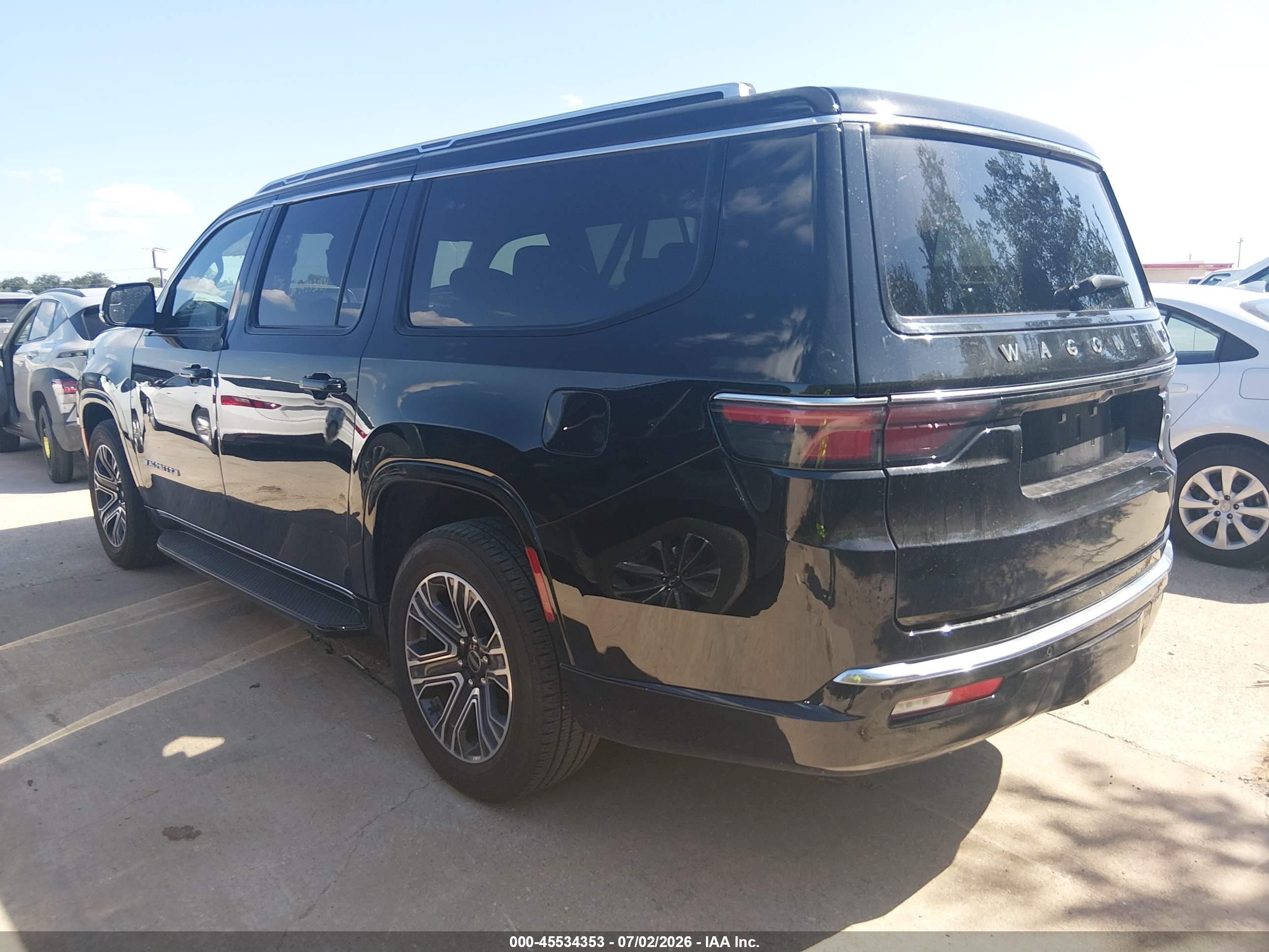 2025 Jeep Wagoneer VIN 1C4SJSBP1SS512353 IAAI salvage auction — Hail, Enterprise Vehicles Clear Only (Texas), sold $30,750 on 2026-07-09 (photo 3)