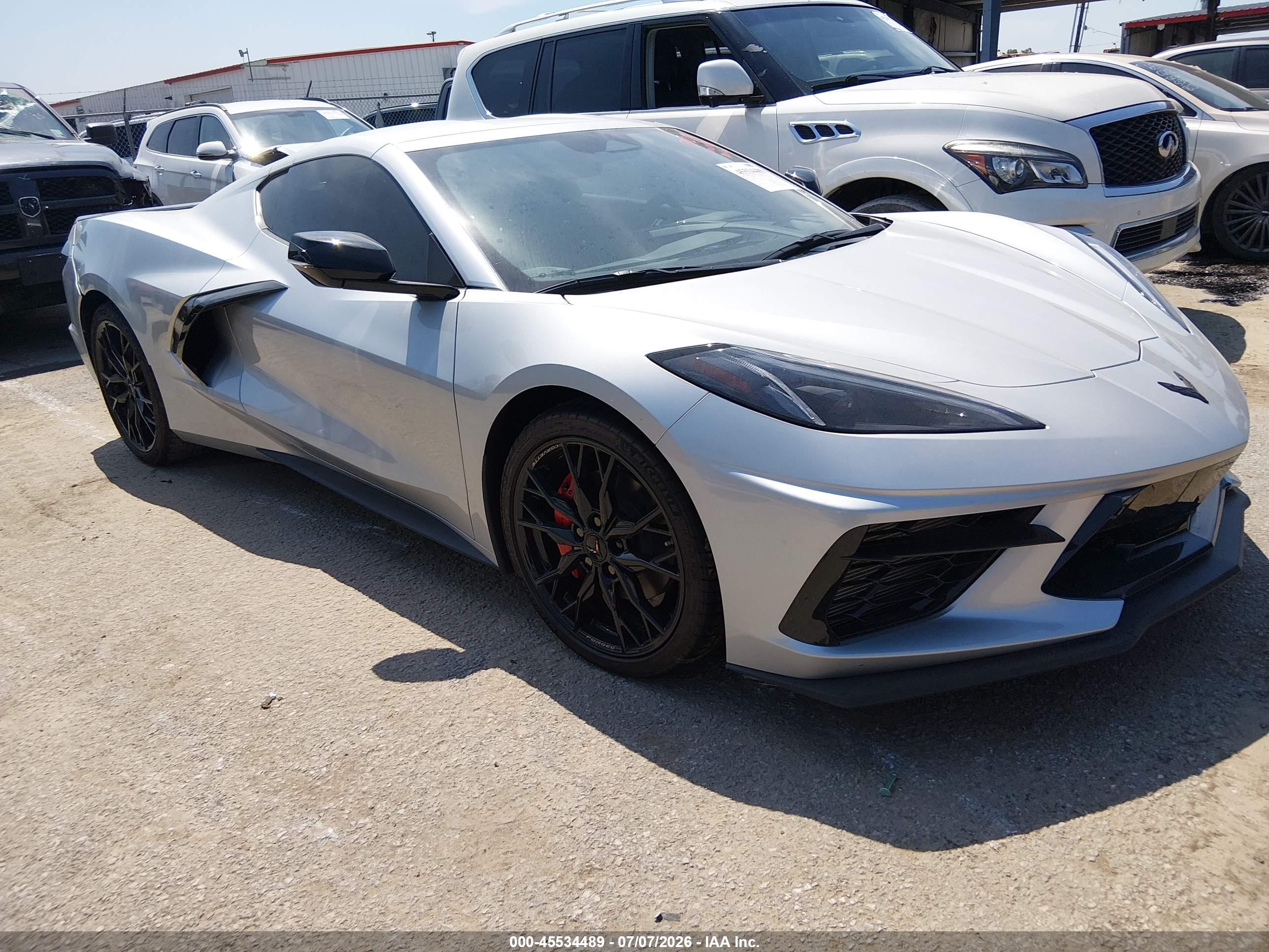 2026 Chevrolet Corvette Stingray VIN 1G1YB2D43T5110188 — IAAI salvage auction photo