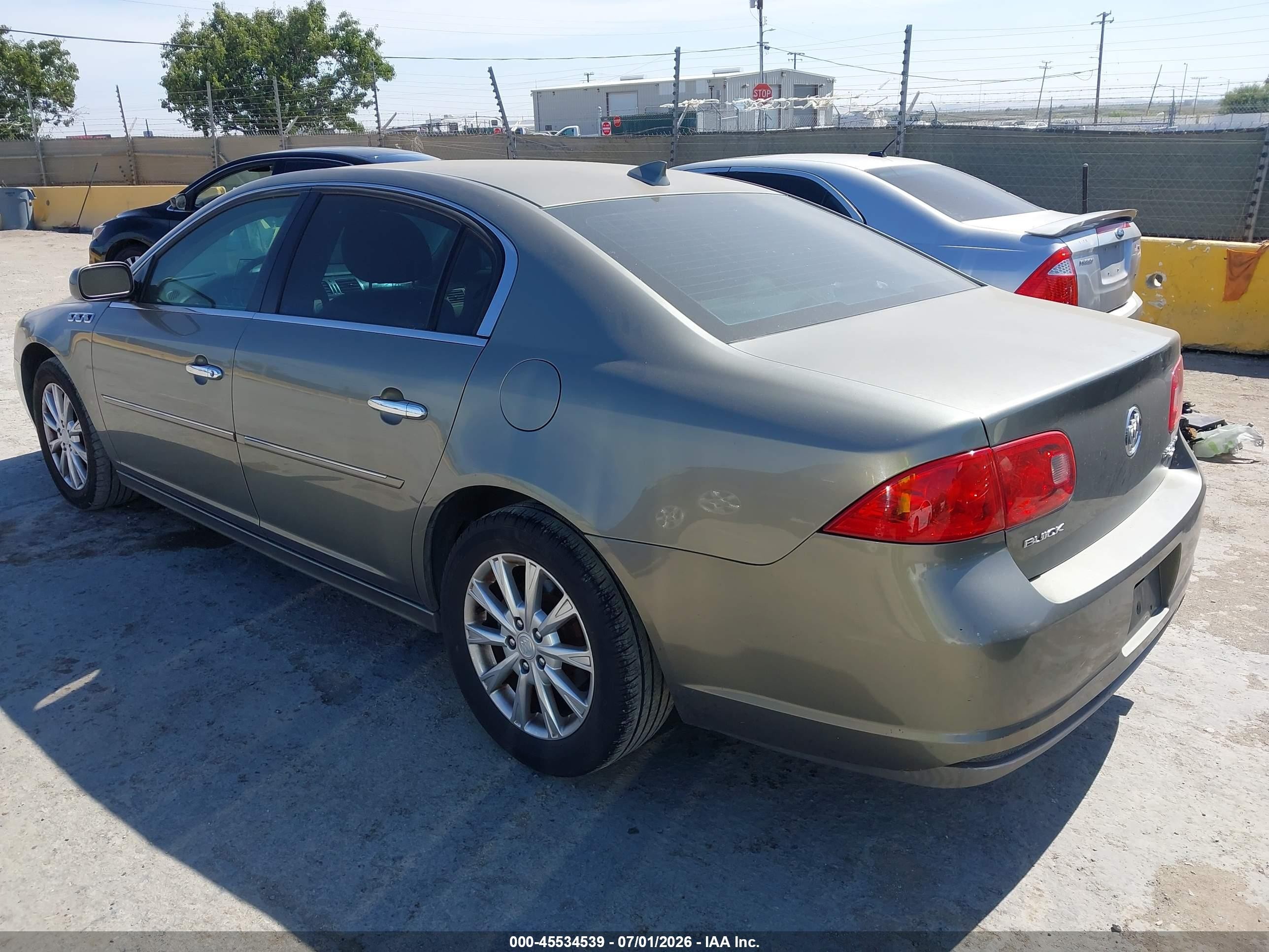 2010 Buick Lucerne VIN 1G4HC5E10AU133100 IAAI salvage auction — Normal Wear, Clear - Dealer Only (California), sold $325 on 2026-07-09 (photo 3)