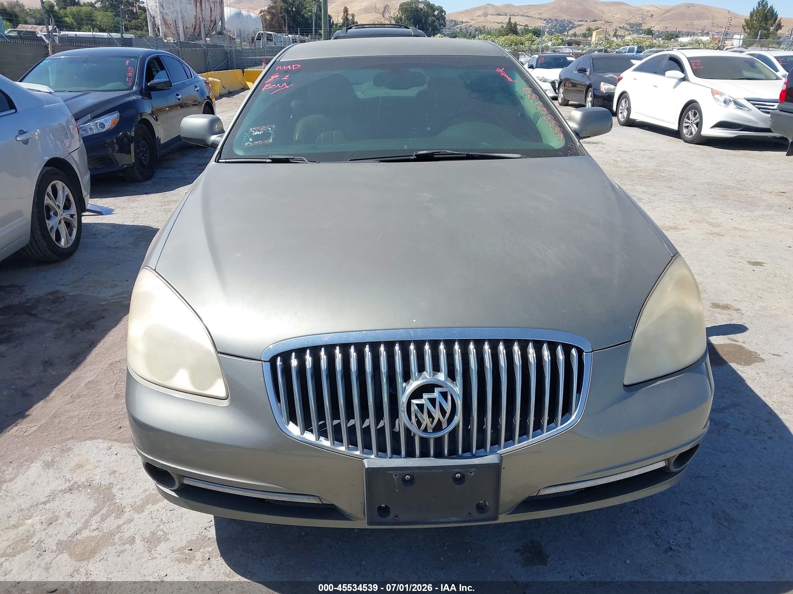 2010 Buick Lucerne VIN 1G4HC5E10AU133100 IAAI salvage auction — Normal Wear, Clear - Dealer Only (California), sold $325 on 2026-07-09 (photo 6)