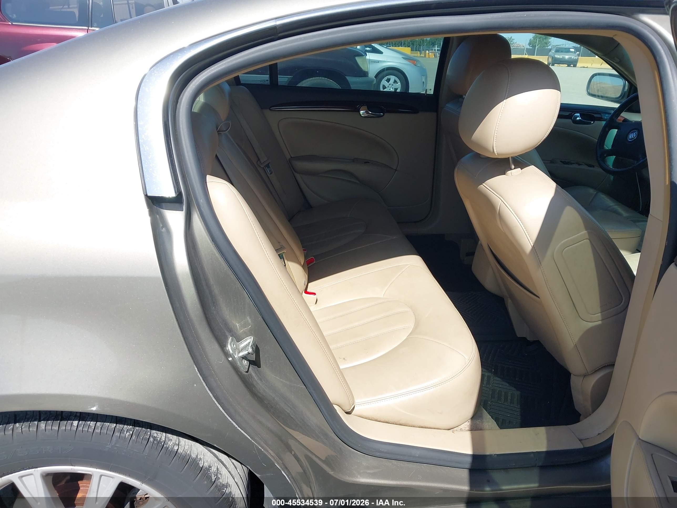 2010 Buick Lucerne VIN 1G4HC5E10AU133100 IAAI salvage auction — Normal Wear, Clear - Dealer Only (California), sold $325 on 2026-07-09 (photo 8)
