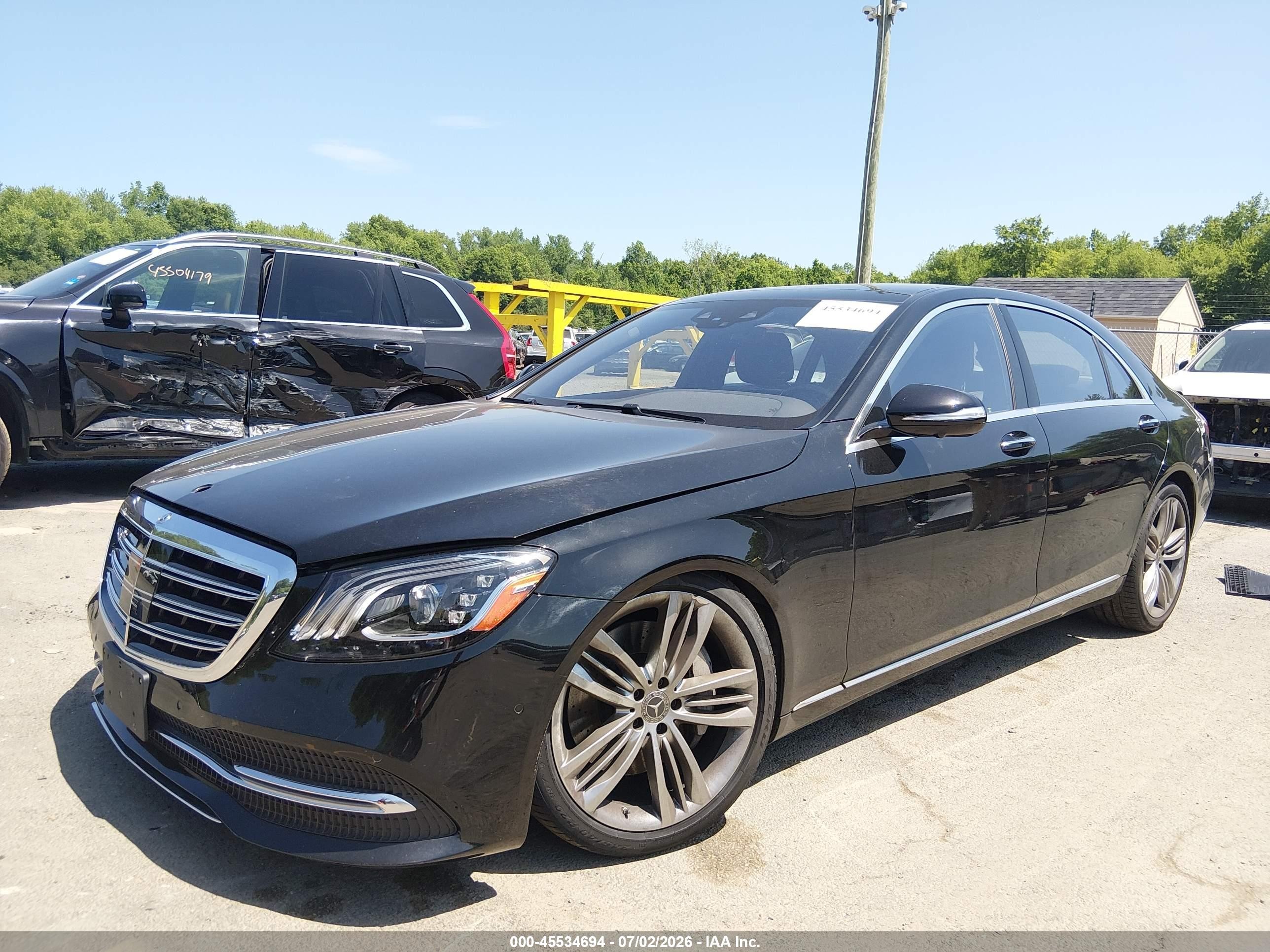 2020 Mercedes-benz S-klasse VIN W1KUG8GB2LA555751 IAAI salvage auction — Undercarriage, Salvage (Connecticut), sold $21,850 on 2026-08-17 (photo 2)
