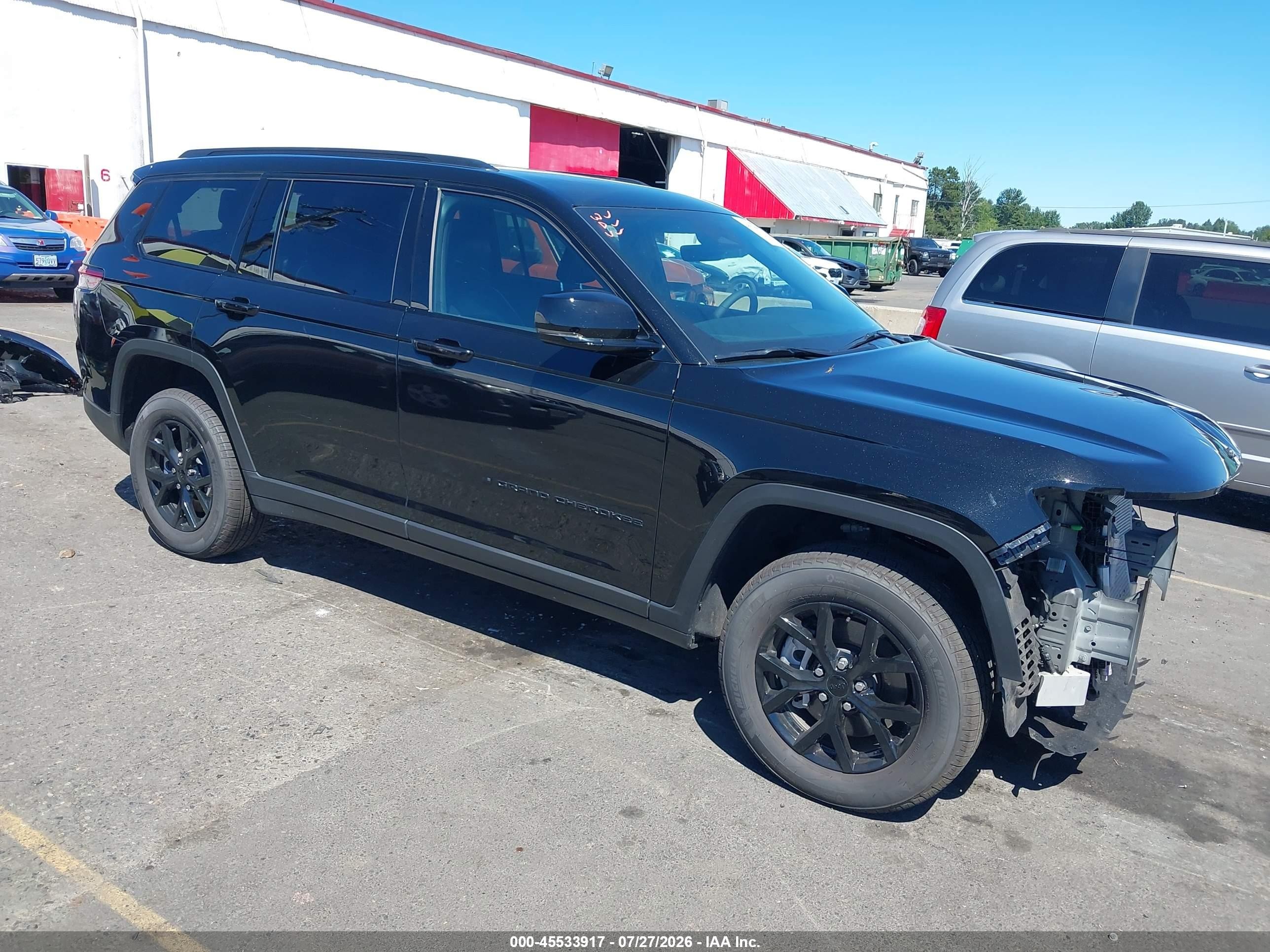 2025 Jeep Grand Cherokee L VIN 1C4RJKAG4S8744197 — IAAI salvage auction photo