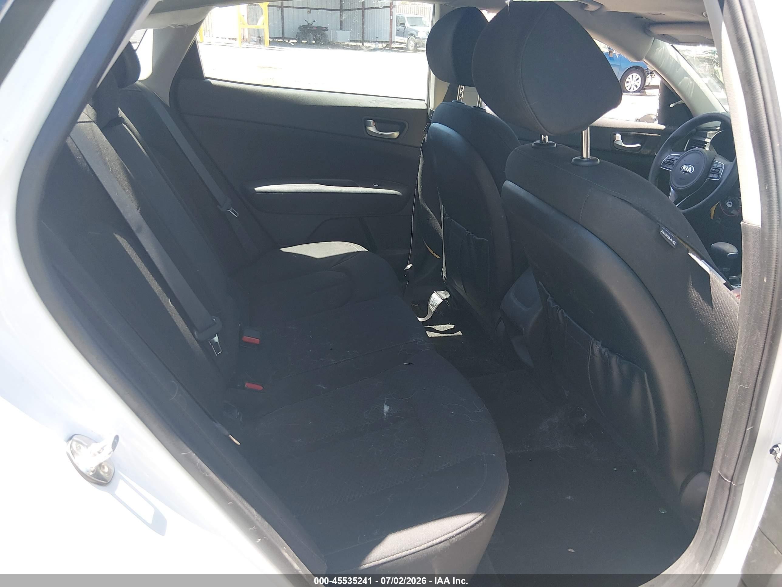 2018 Kia Optima VIN 5XXGT4L36JG258588 IAAI salvage auction — Theft, Salvage (California), sold $125 on 2026-09-04 (photo 8)