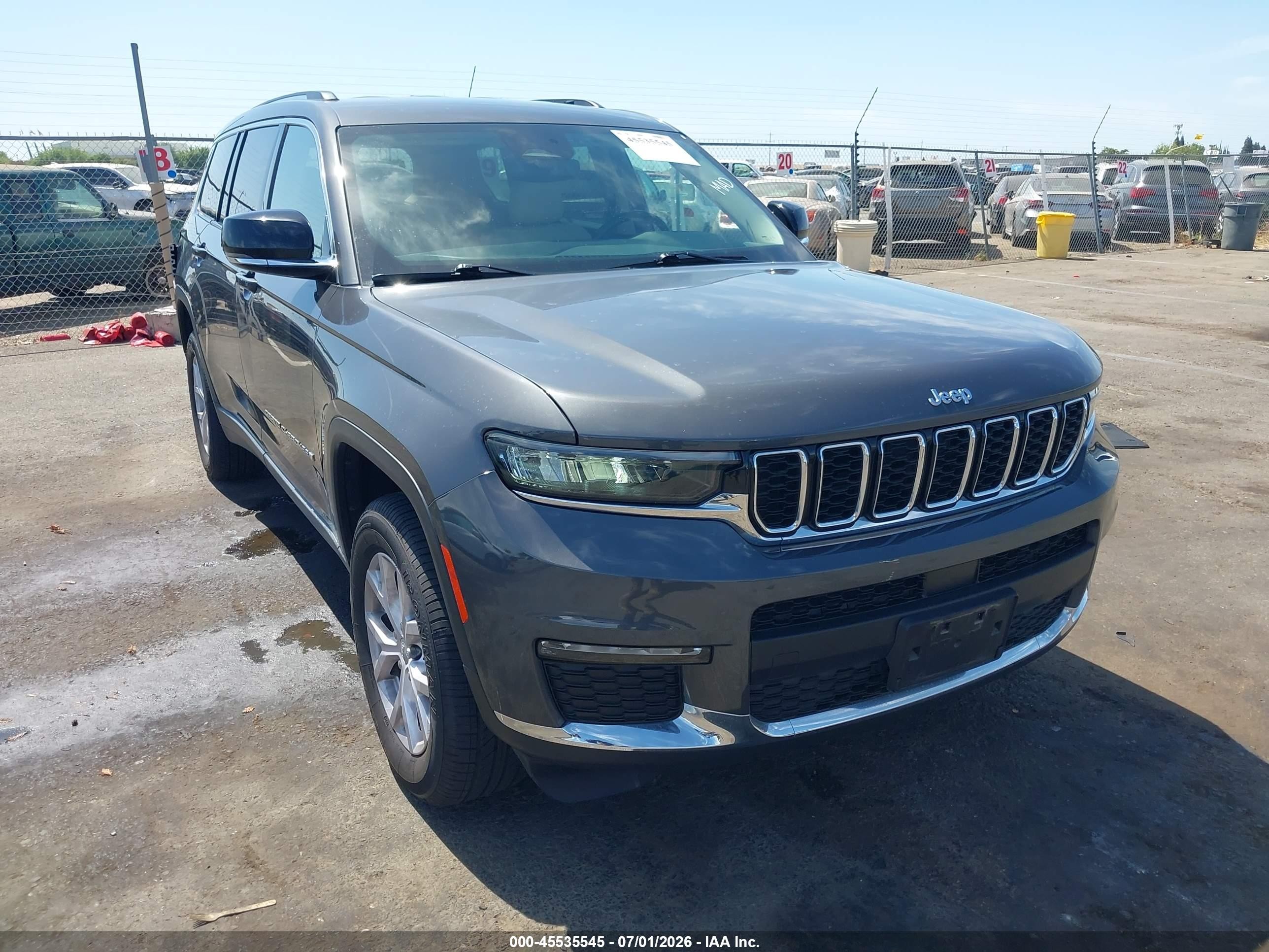 2022 Jeep Grand Cherokee L VIN 1C4RJKBG9N8587270 — IAAI salvage auction photo