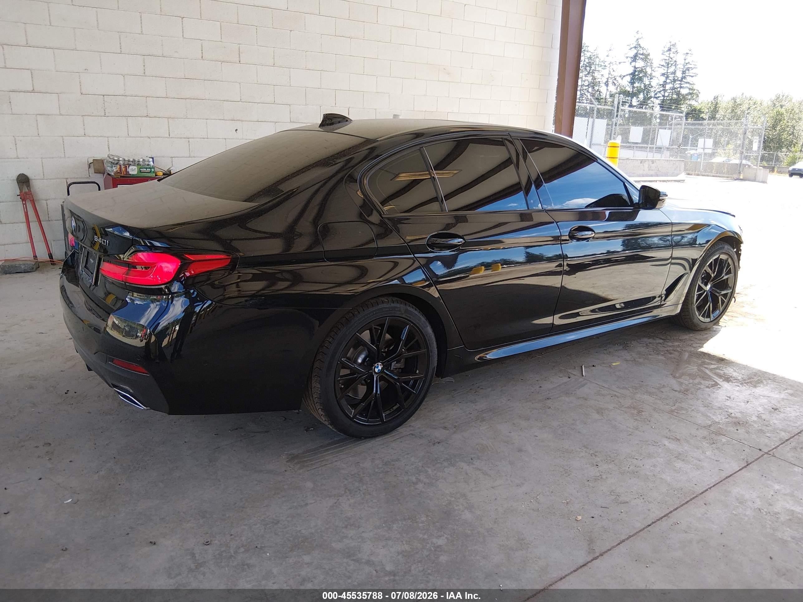 2021 BMW 5 Series VIN WBA73BJ08MWX26172 IAAI salvage auction — Unknown, Bill Of Sale (Washington), sold $27,000 on 2026-08-13 (photo 4)