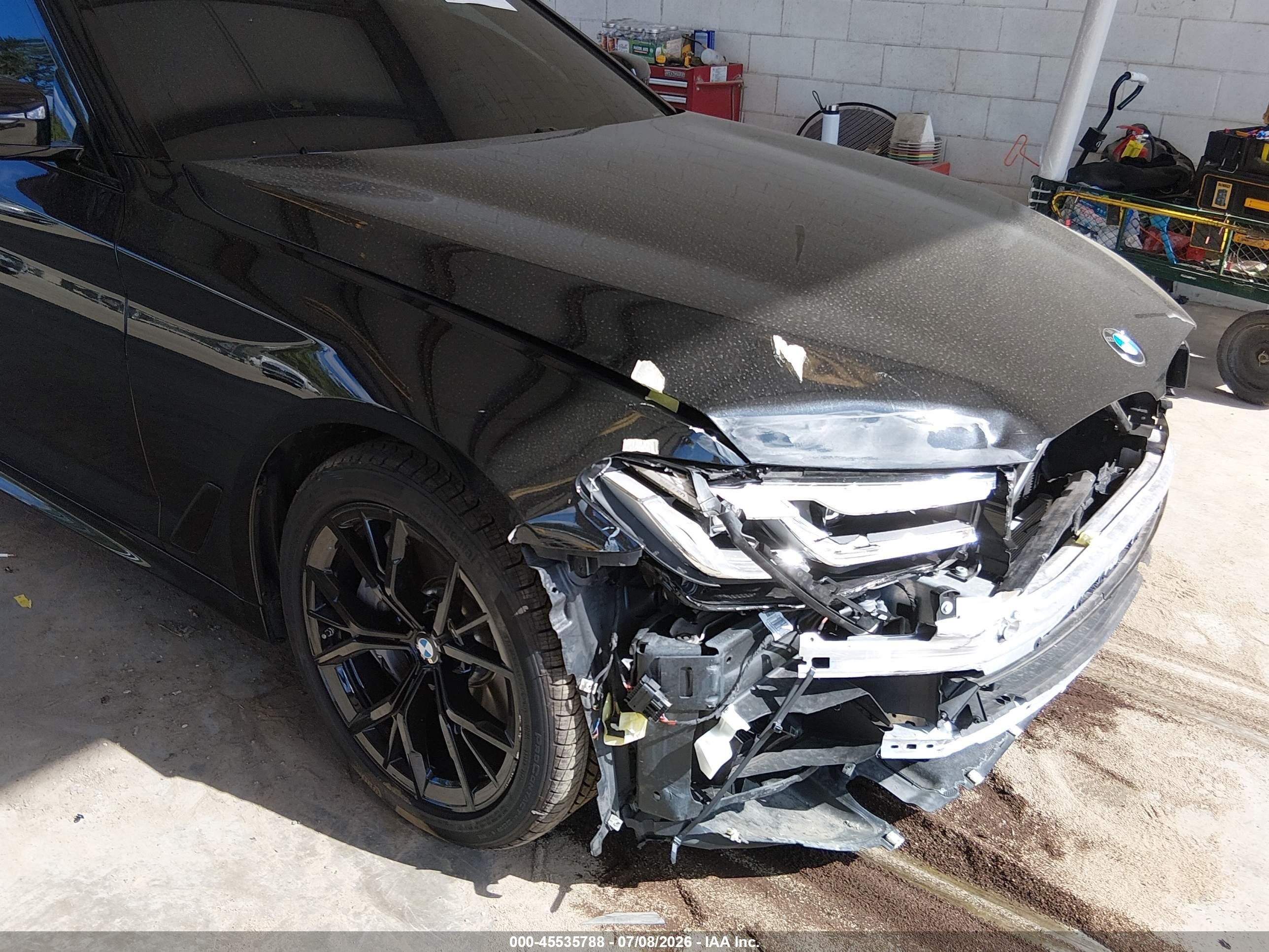 2021 BMW 5 Series VIN WBA73BJ08MWX26172 IAAI salvage auction — Unknown, Bill Of Sale (Washington), sold $27,000 on 2026-08-13 (photo 6)