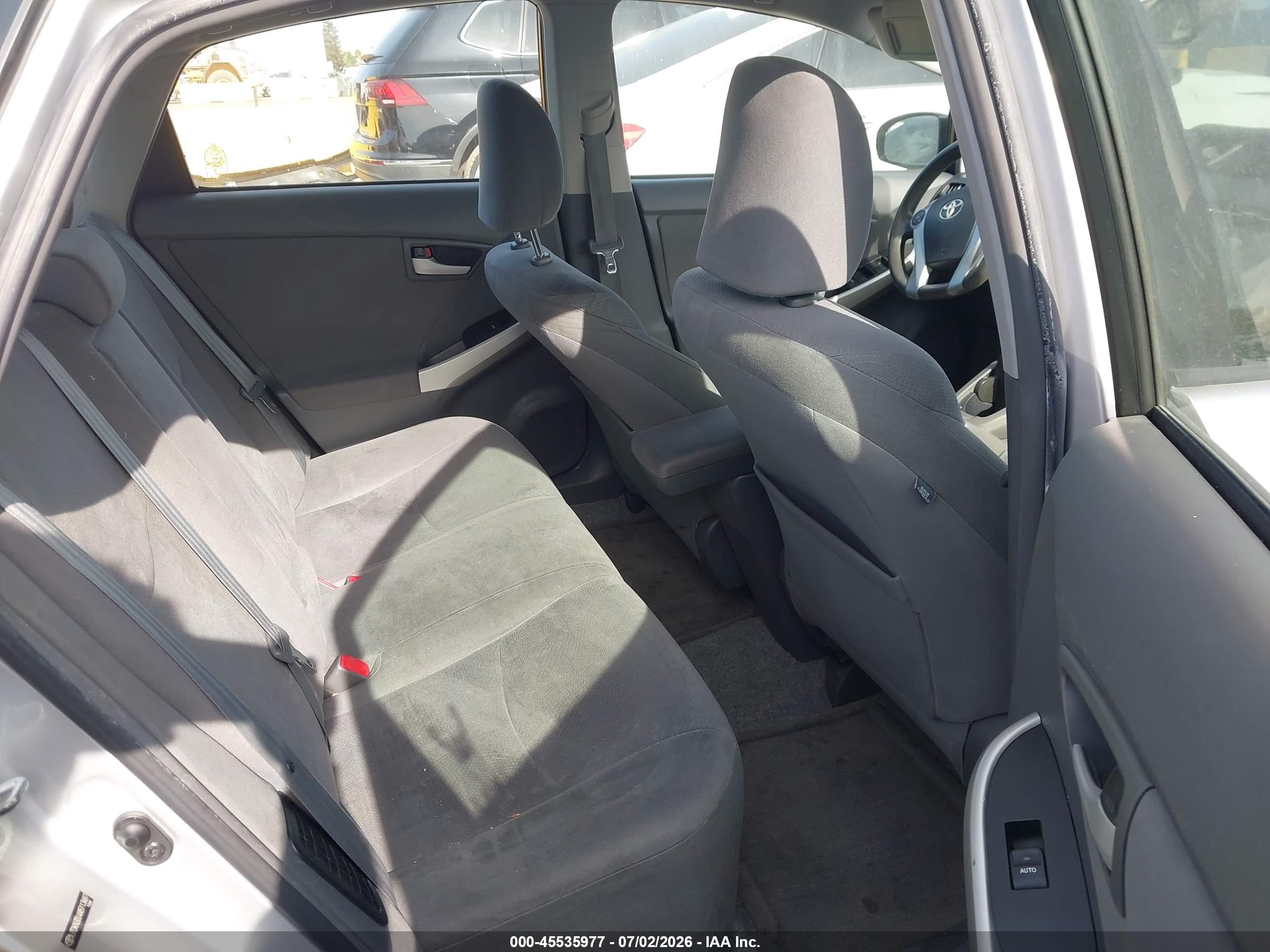 2010 Toyota Prius VIN JTDKN3DU4A5113687 IAAI salvage auction — Normal Wear, Clear - Dealer Only (California), sold $2,450 on 2026-07-09 (photo 8)