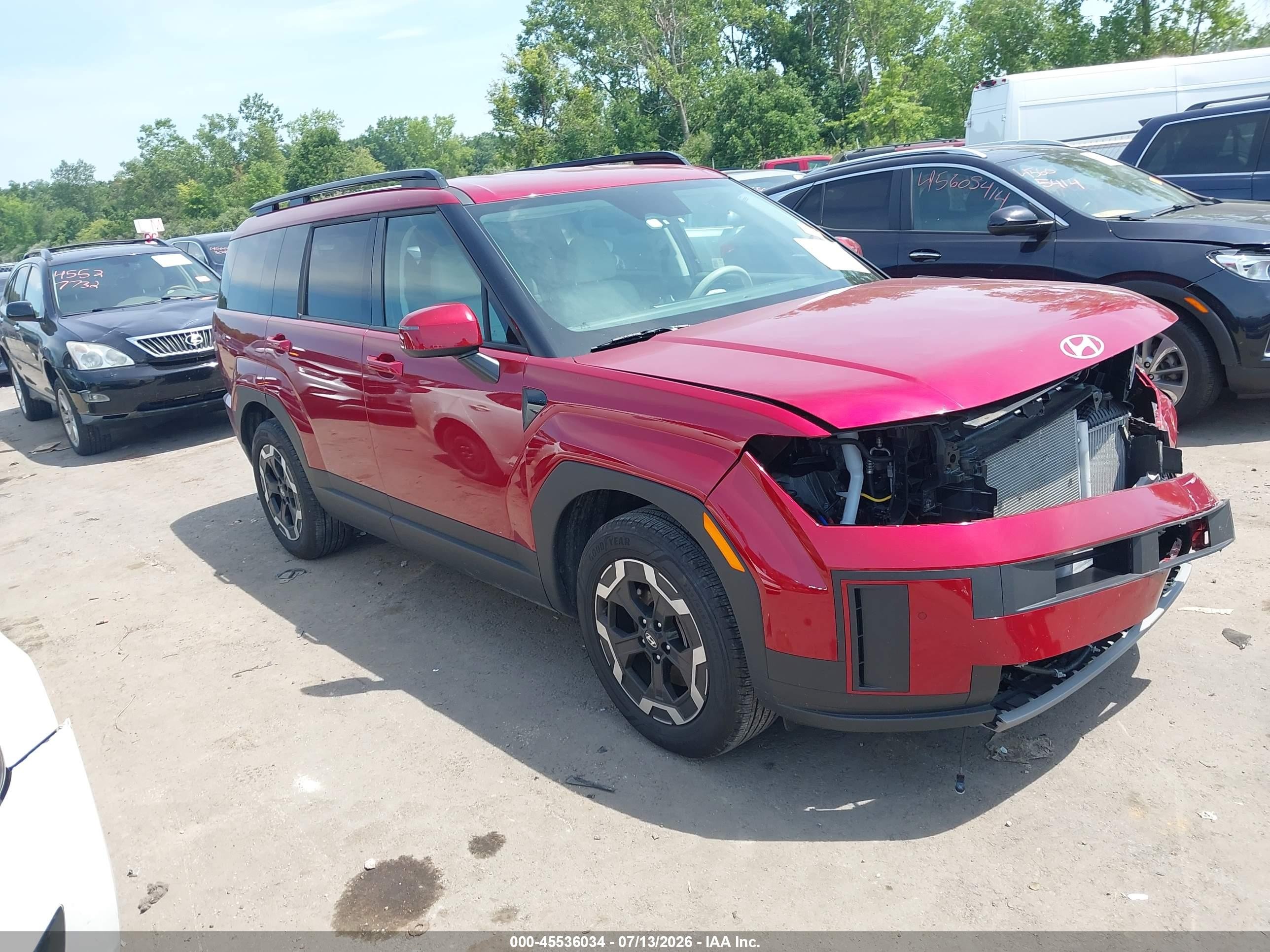 2024 Hyundai Santa Fe VIN 5NMP2DGL3RH028078 — IAAI salvage auction photo
