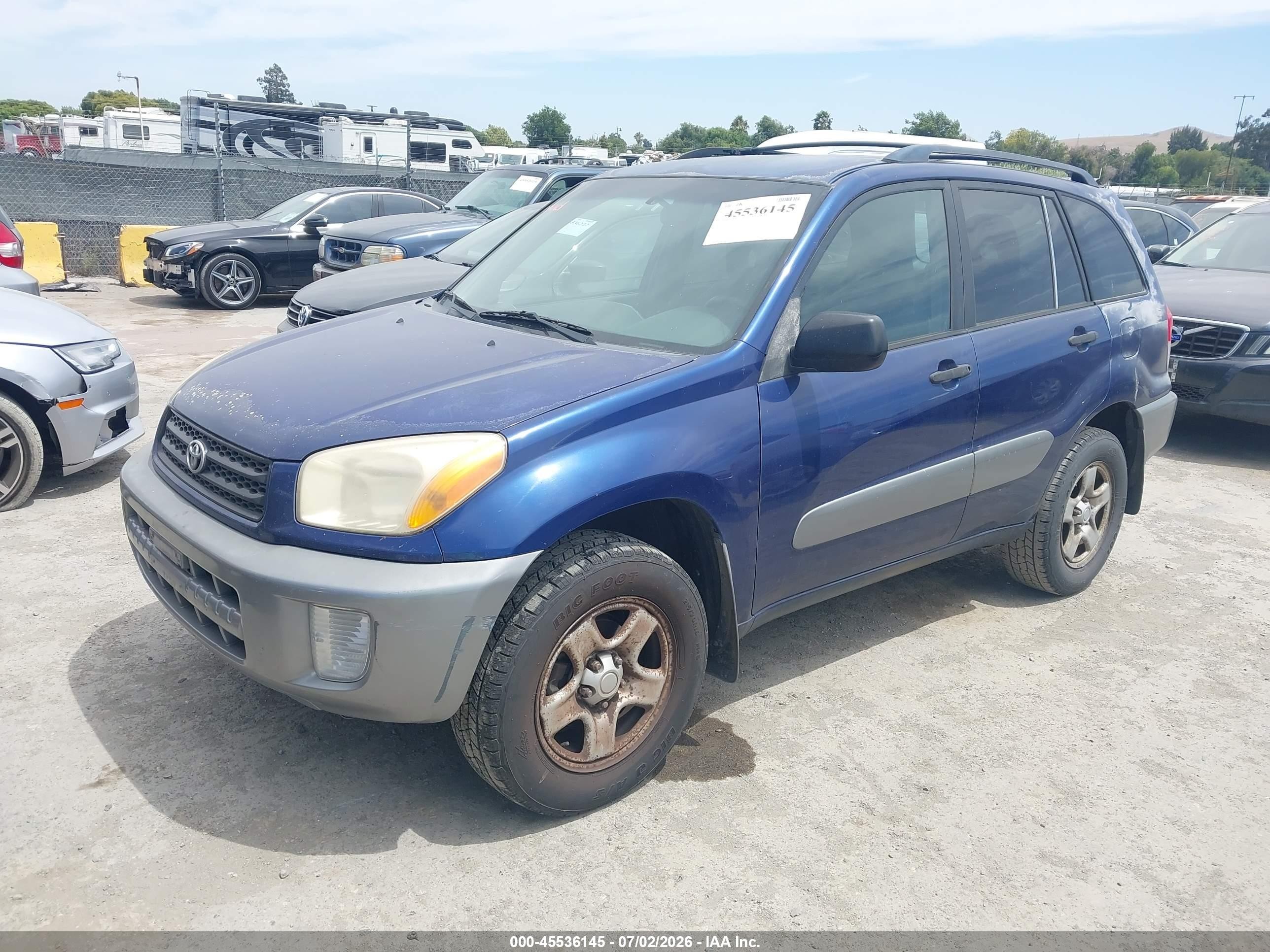 2003 Toyota RAV4 VIN JTEHH20V030212061 IAAI salvage auction — Normal Wear, Clear - Dealer Only (California), sold $825 on 2026-07-09 (photo 2)