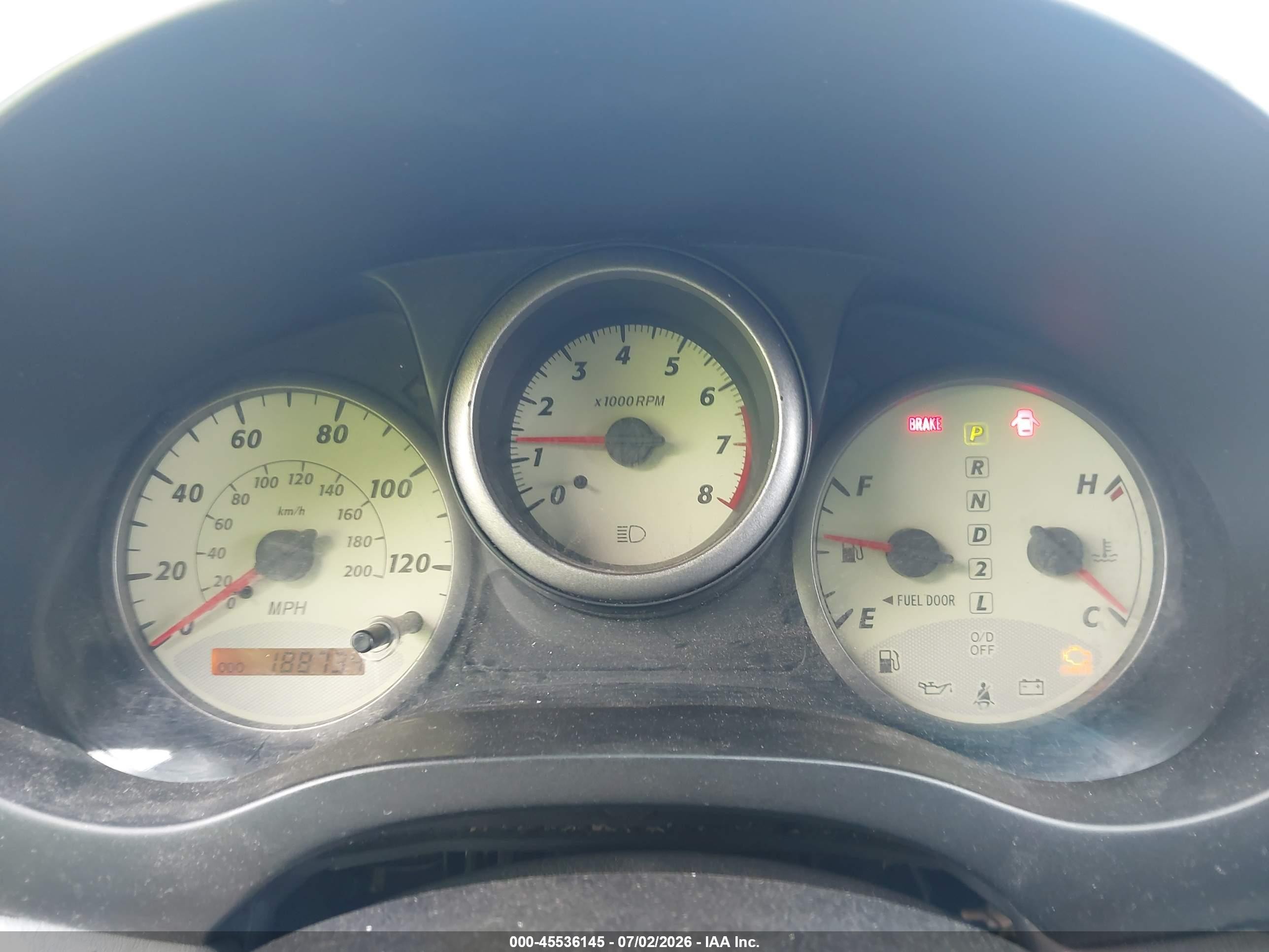 2003 Toyota RAV4 VIN JTEHH20V030212061 IAAI salvage auction — Normal Wear, Clear - Dealer Only (California), sold $825 on 2026-07-09 (photo 7)