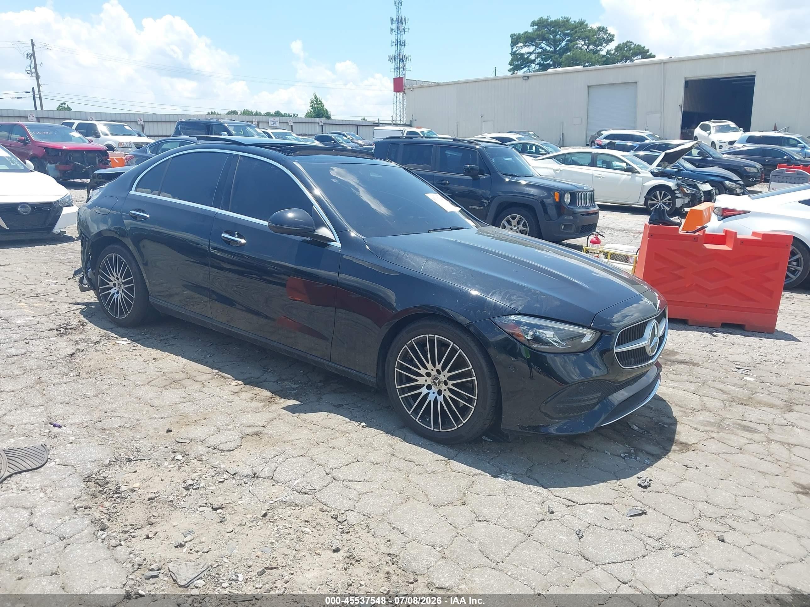 2024 Mercedes-Benz C-Class VIN W1KAF4HB4RR156198 — IAAI salvage auction photo