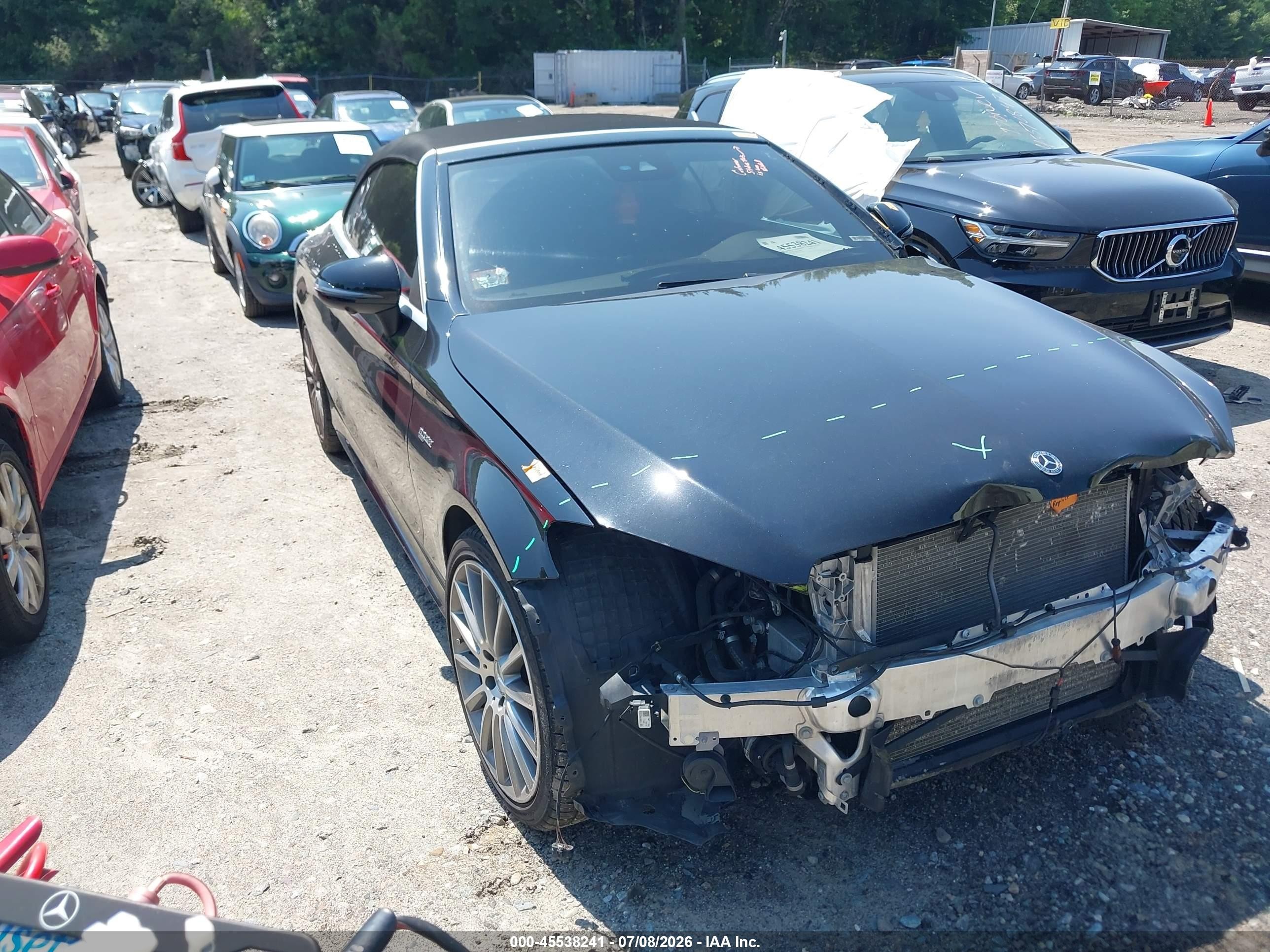 2020 Mercedes-Benz C-Class VIN W1KWK6EB1LF988432 — IAAI salvage auction photo