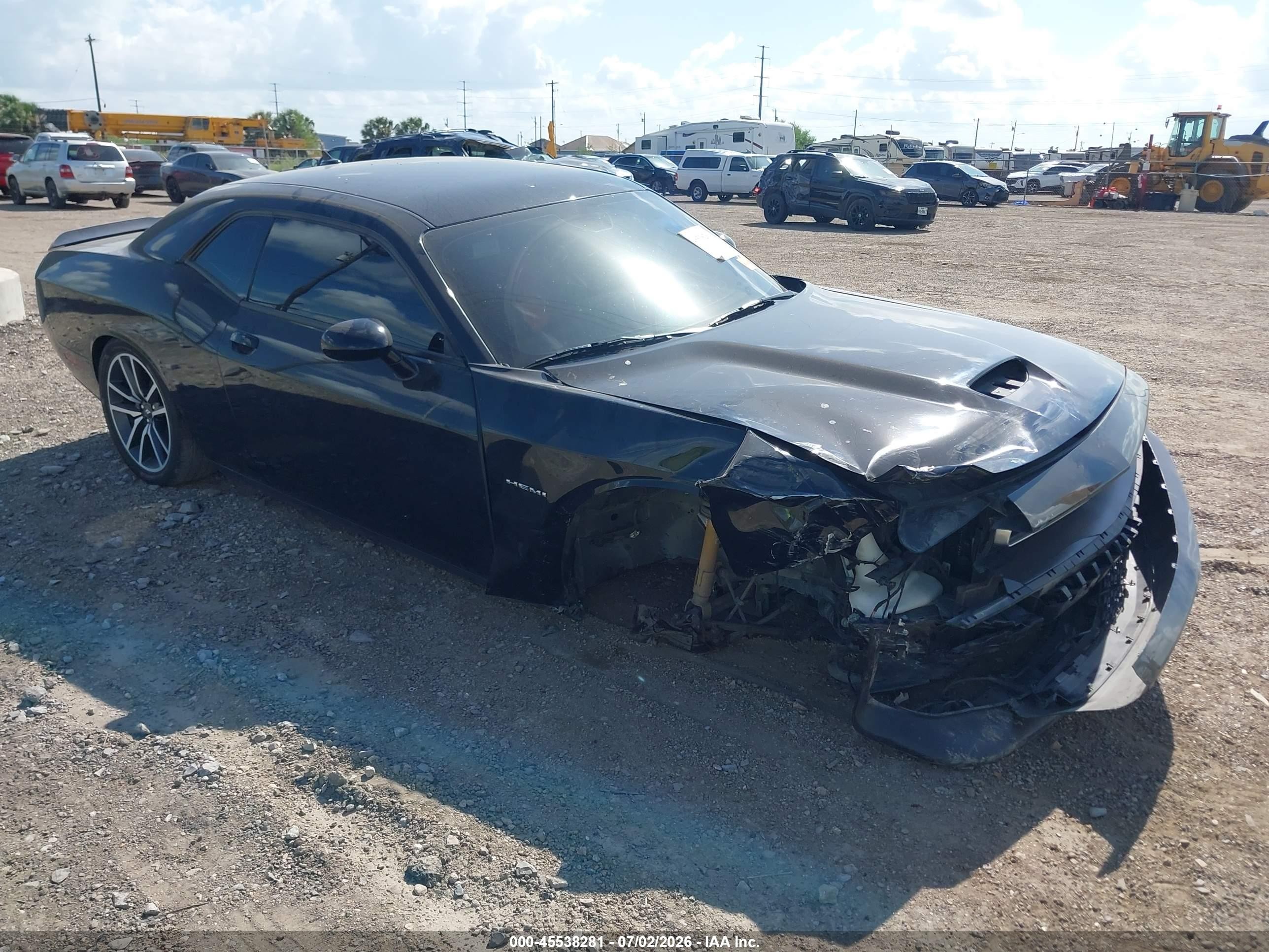 2022 Dodge Challenger VIN 2C3CDZBT1NH132284 — IAAI salvage auction photo