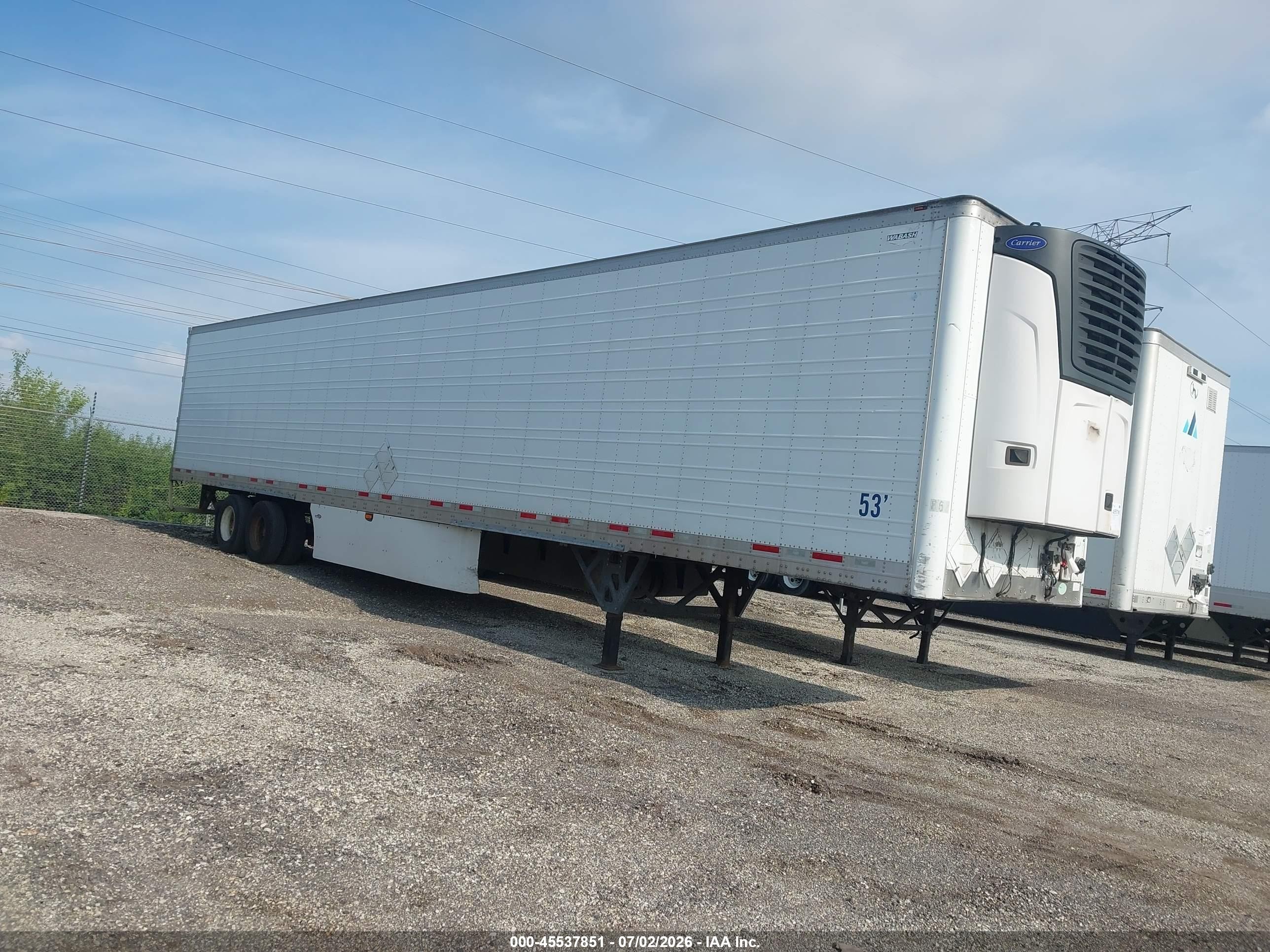 2016 Wabash National Corp Corp VIN 1JJV532B3HL006450 IAAI salvage auction — Unknown, Salvage (Illinois), sold $6,200 on 2026-10-07 (photo 1)