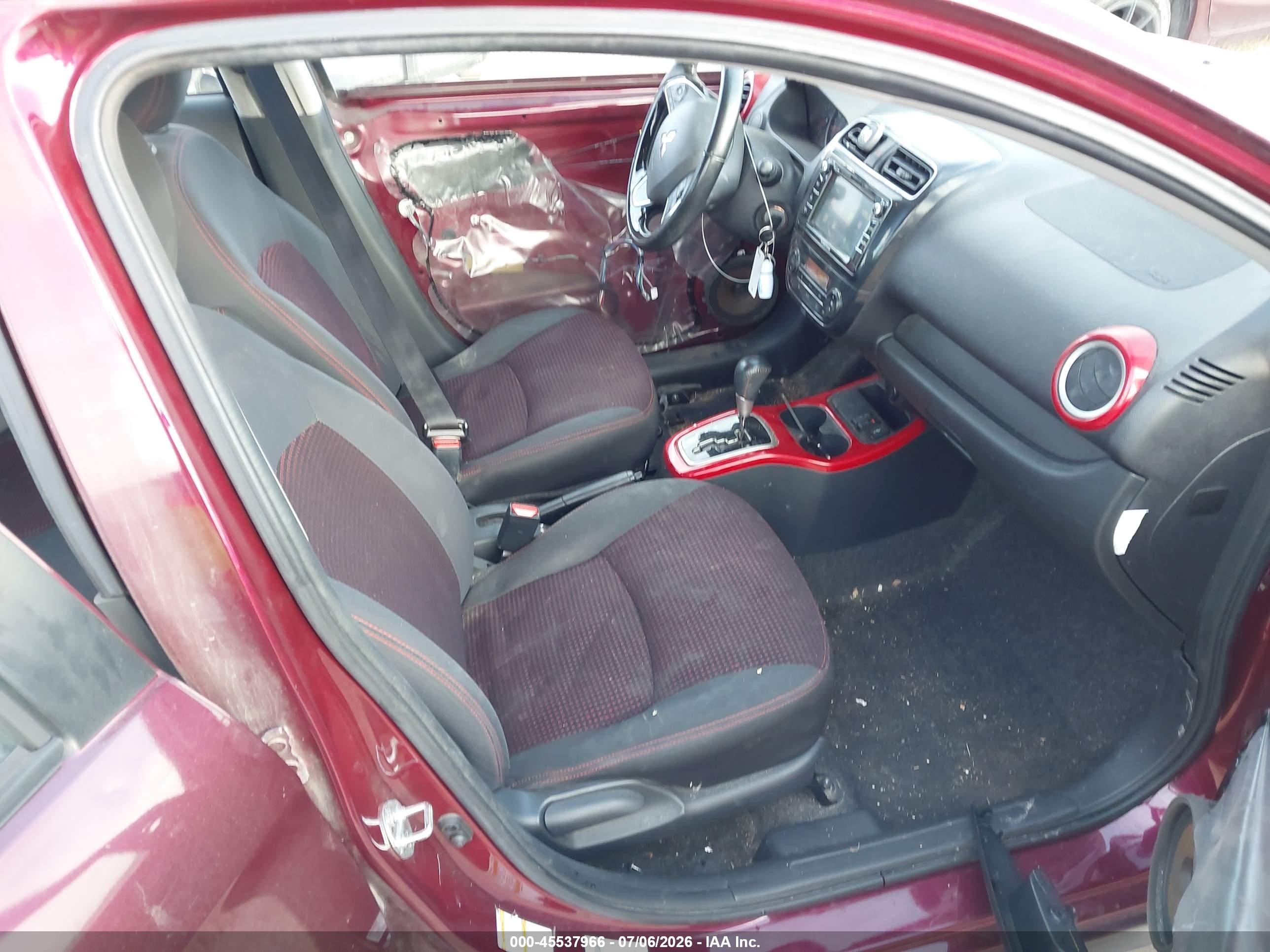 2020 Mitsubishi Mirage VIN ML32A5HJ4LH009731 IAAI salvage auction — Front End, Original (Texas), sold $2,100 on 2026-09-30 (photo 5)