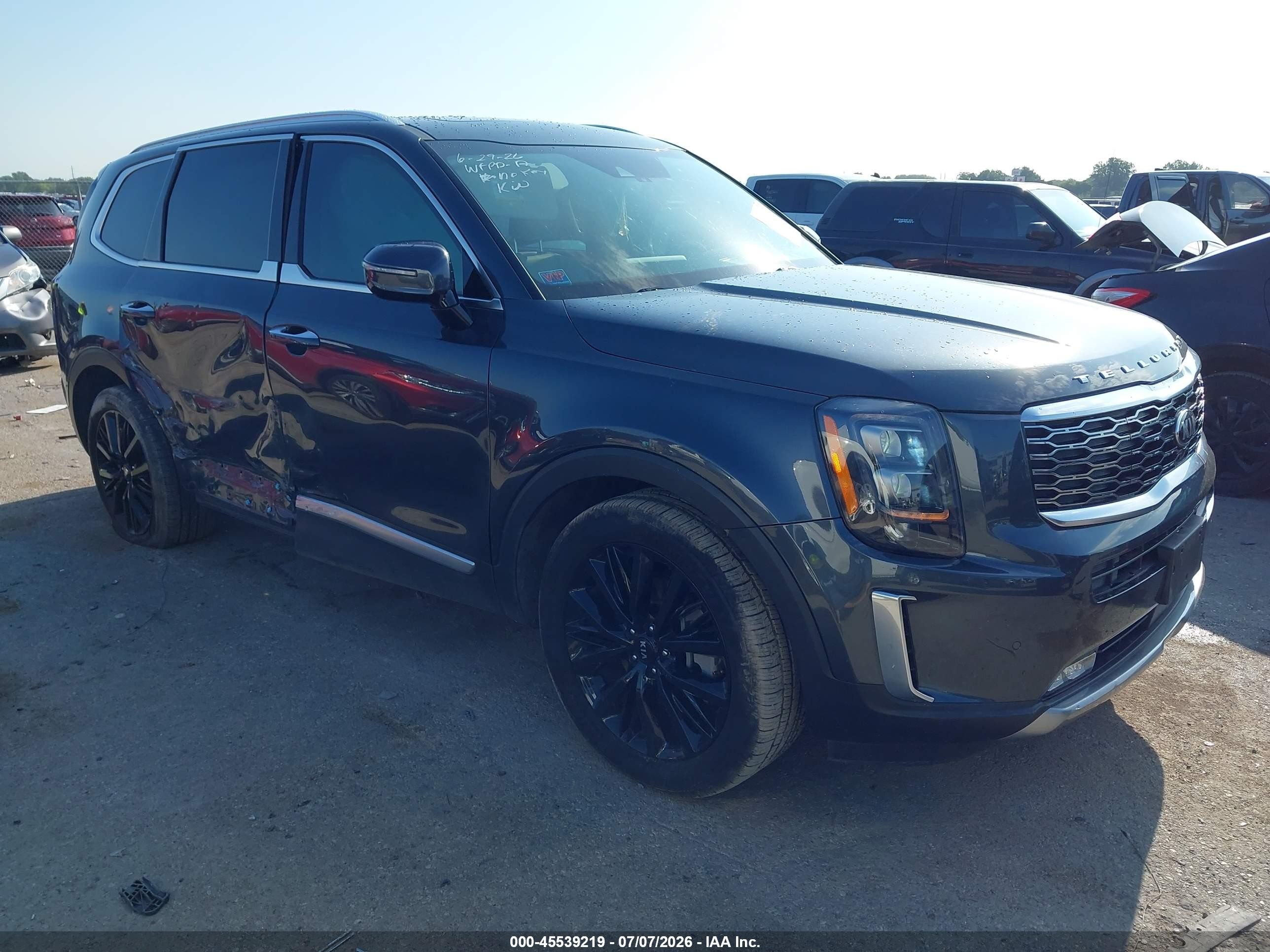 2021 Kia Telluride VIN 5XYP54HC6MG161054 — IAAI salvage auction photo
