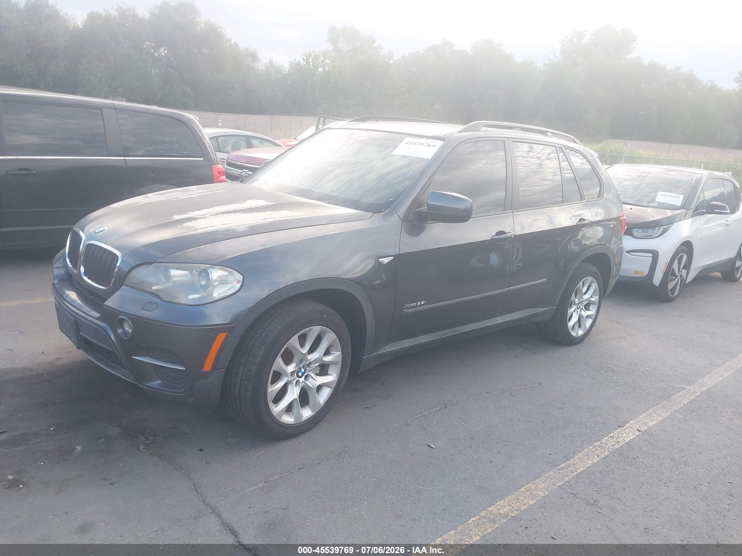 2012 BMW X5 VIN 5UXZV4C58CL754983 IAAI salvage auction — Normal Wear, Clear (Utah), sold $350 on 2026-07-09 (photo 2)