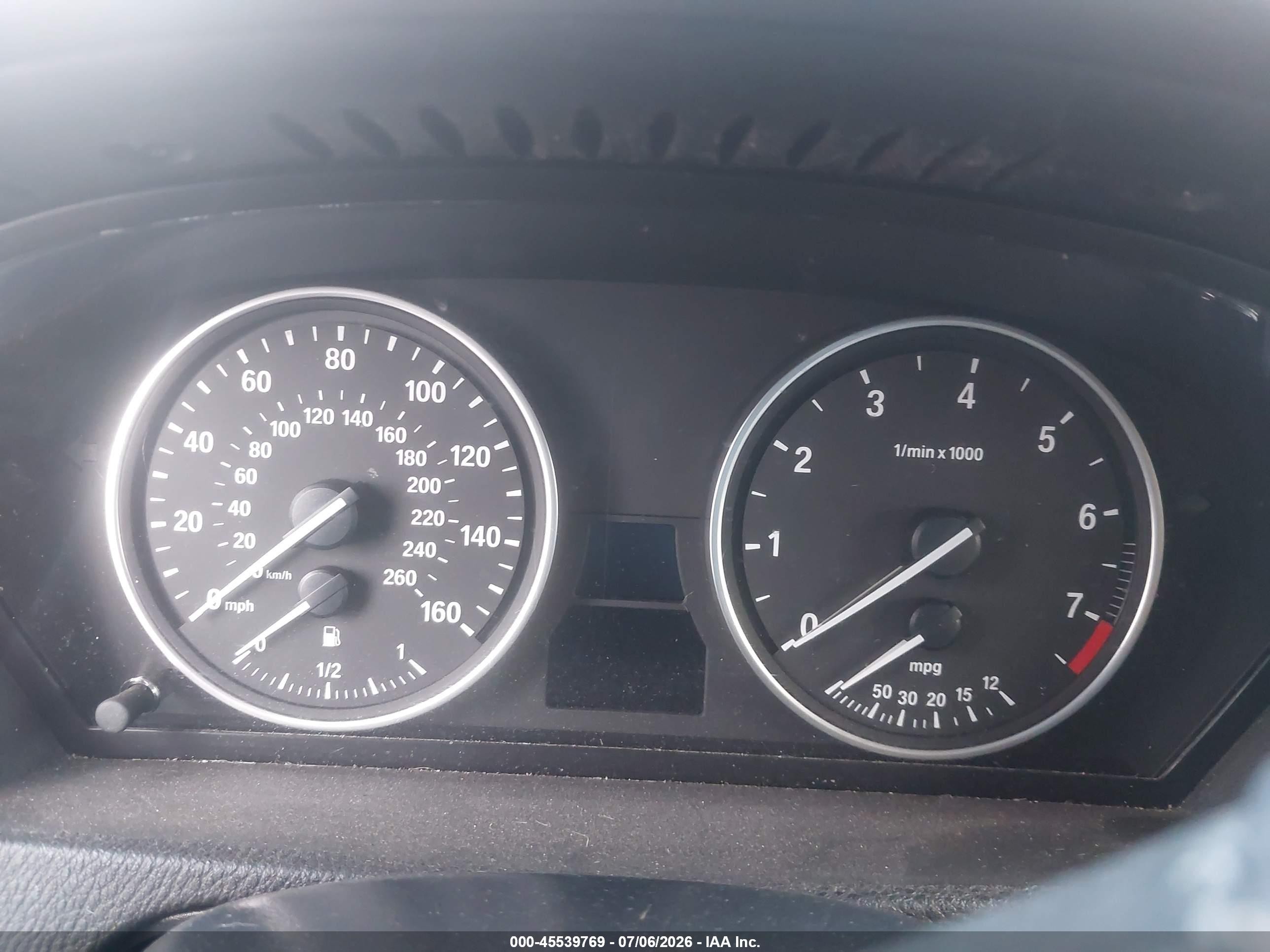 2012 BMW X5 VIN 5UXZV4C58CL754983 IAAI salvage auction — Normal Wear, Clear (Utah), sold $350 on 2026-07-09 (photo 7)