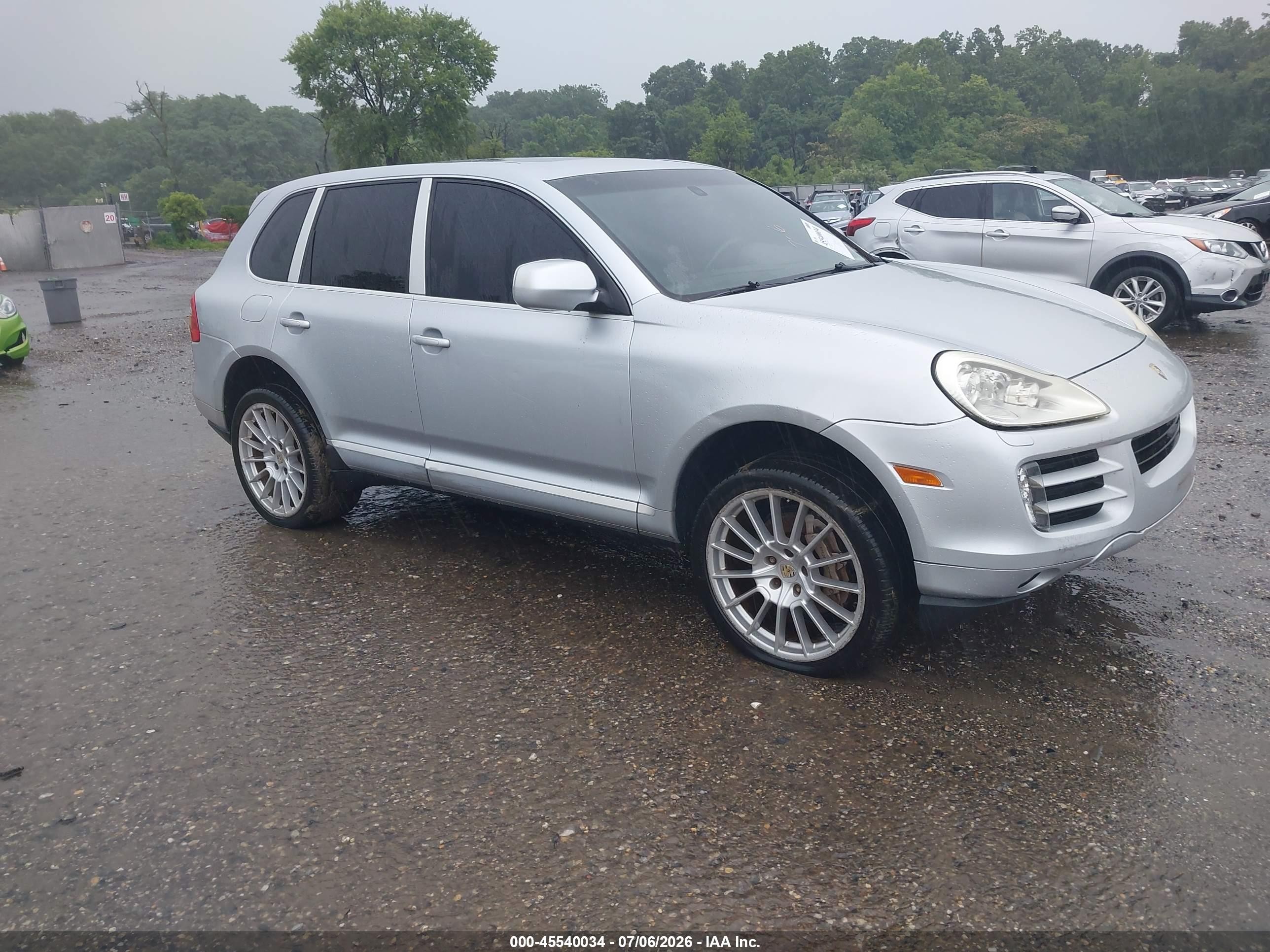 2009 Porsche Cayenne VIN WP1AB29P89LA45529 IAAI salvage auction — Normal Wear, Clear (New Jersey), sold $425 on 2026-07-07 (photo 1)