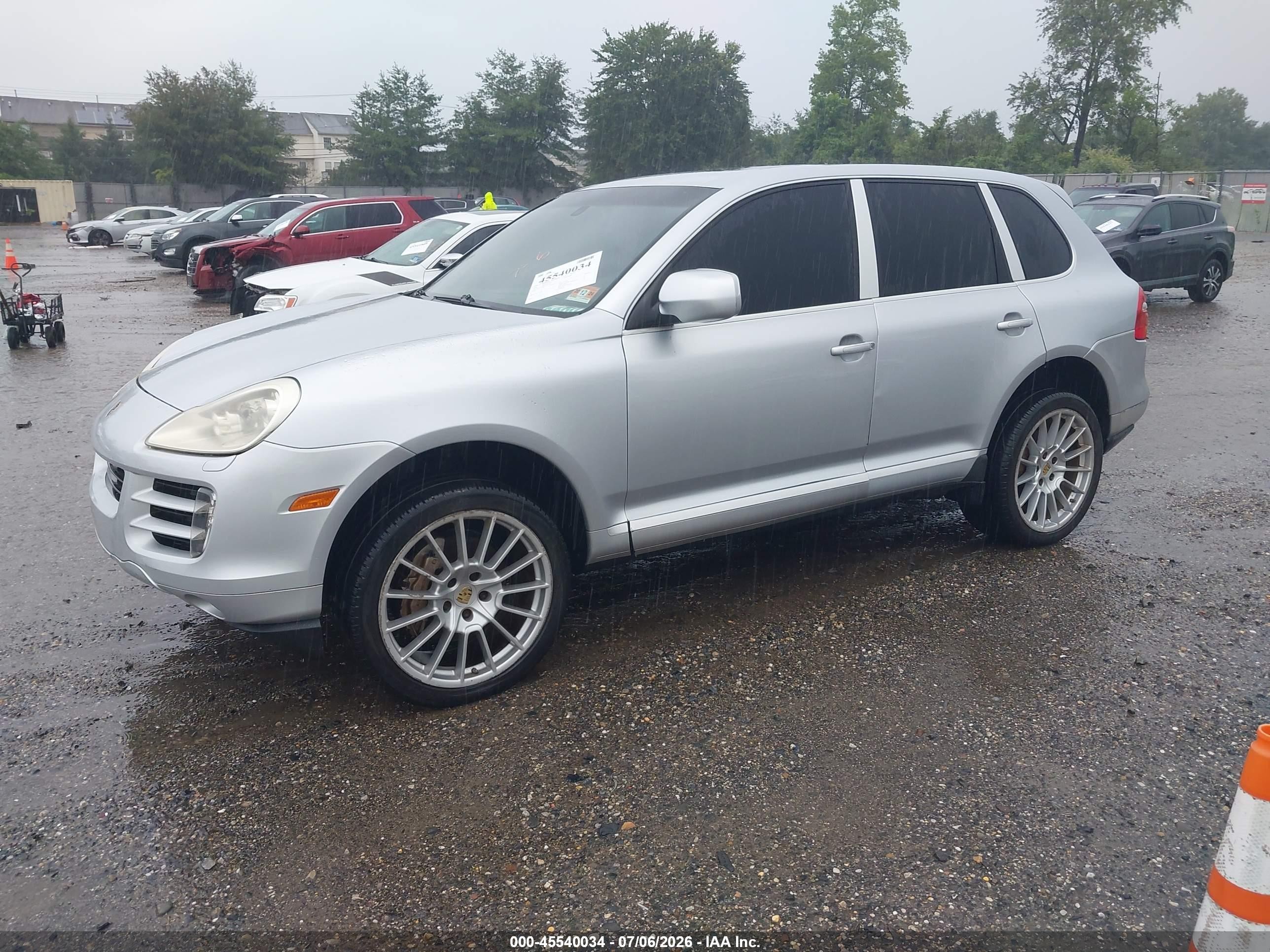 2009 Porsche Cayenne VIN WP1AB29P89LA45529 IAAI salvage auction — Normal Wear, Clear (New Jersey), sold $425 on 2026-07-07 (photo 2)