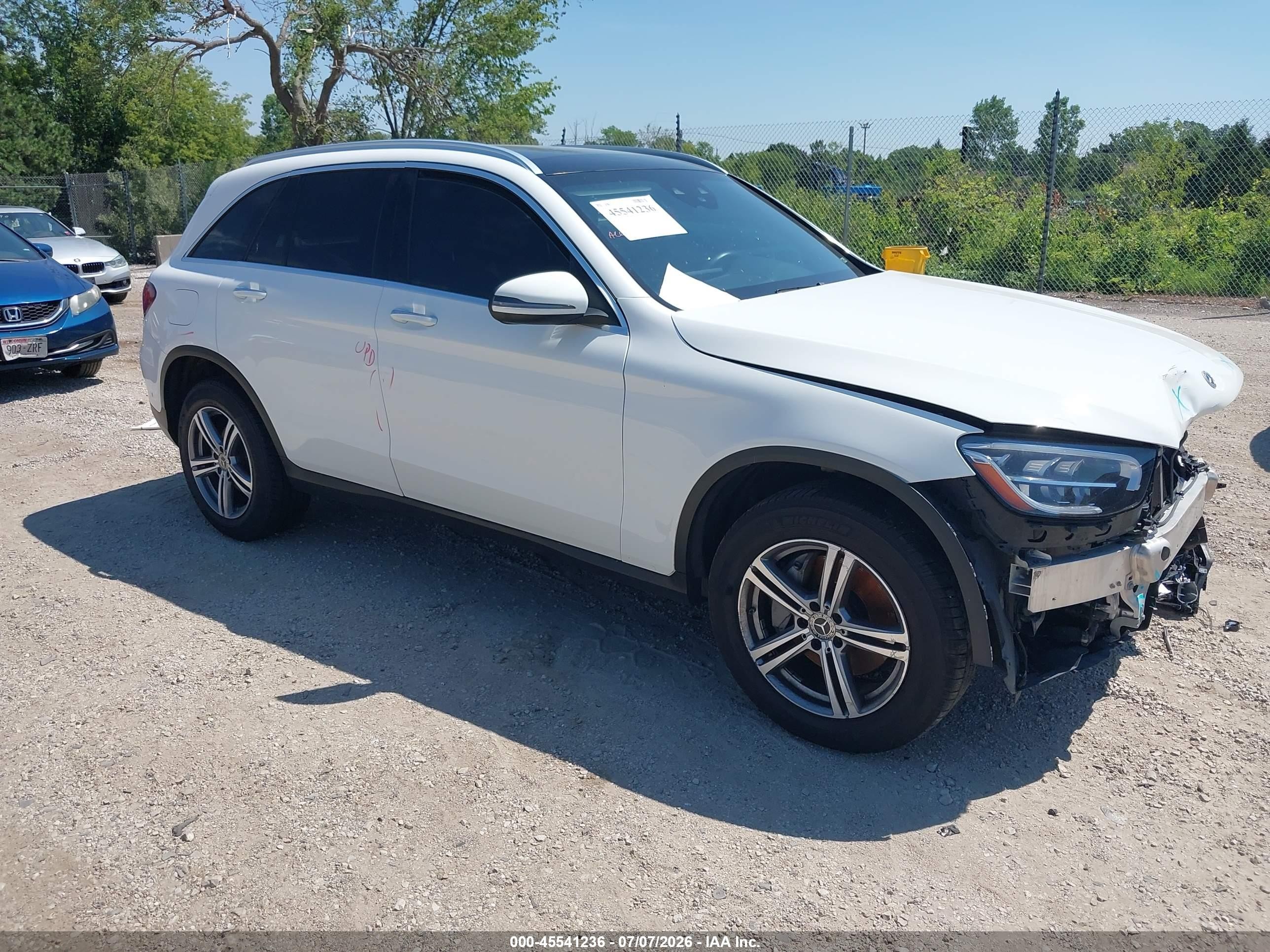 2021 Mercedes-Benz GLC-Class VIN W1N0G8EB0MF886952 — IAAI salvage auction photo