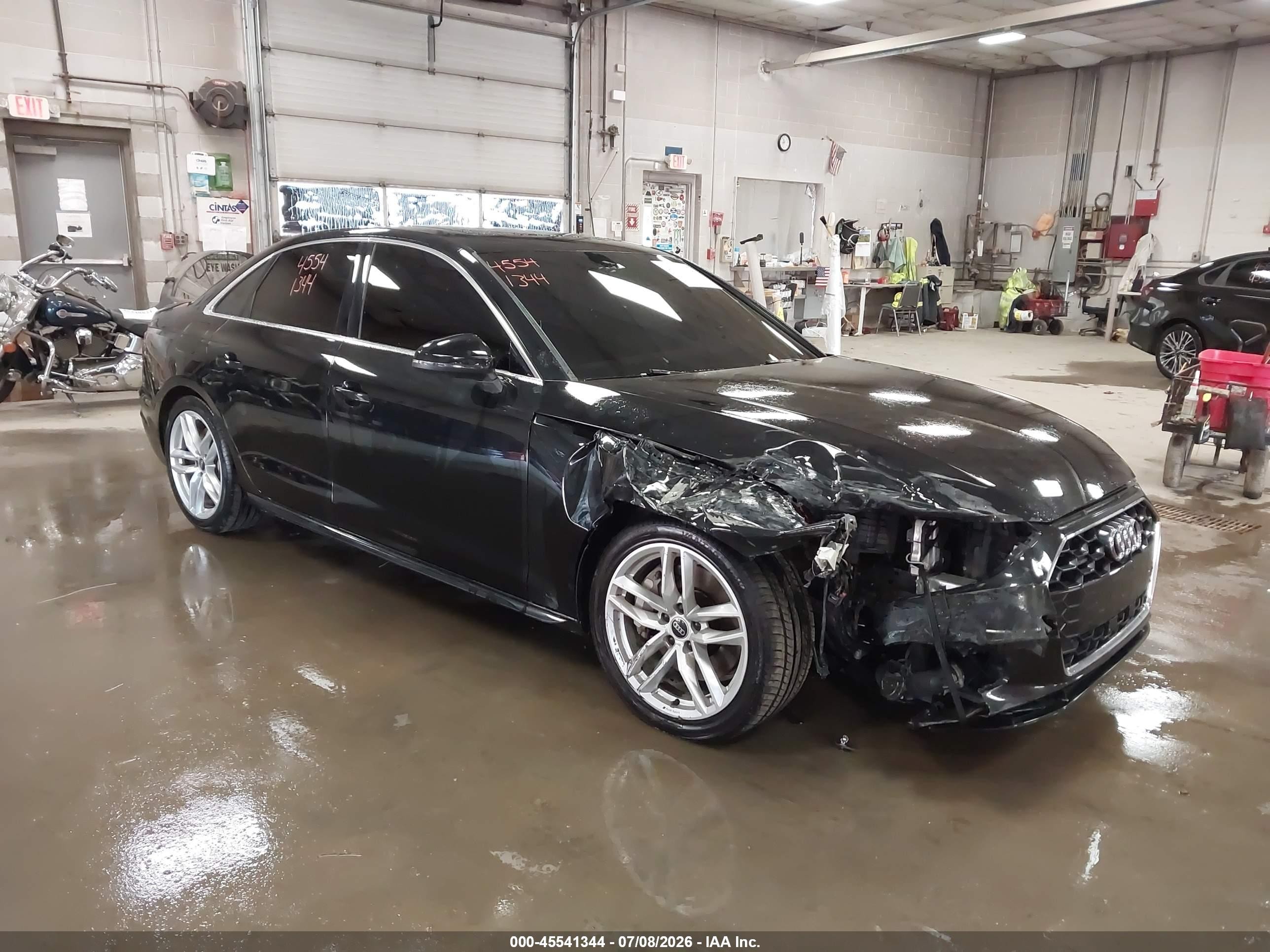 2024 Audi A4 VIN WAUEAAF42RN010173 — IAAI salvage auction photo