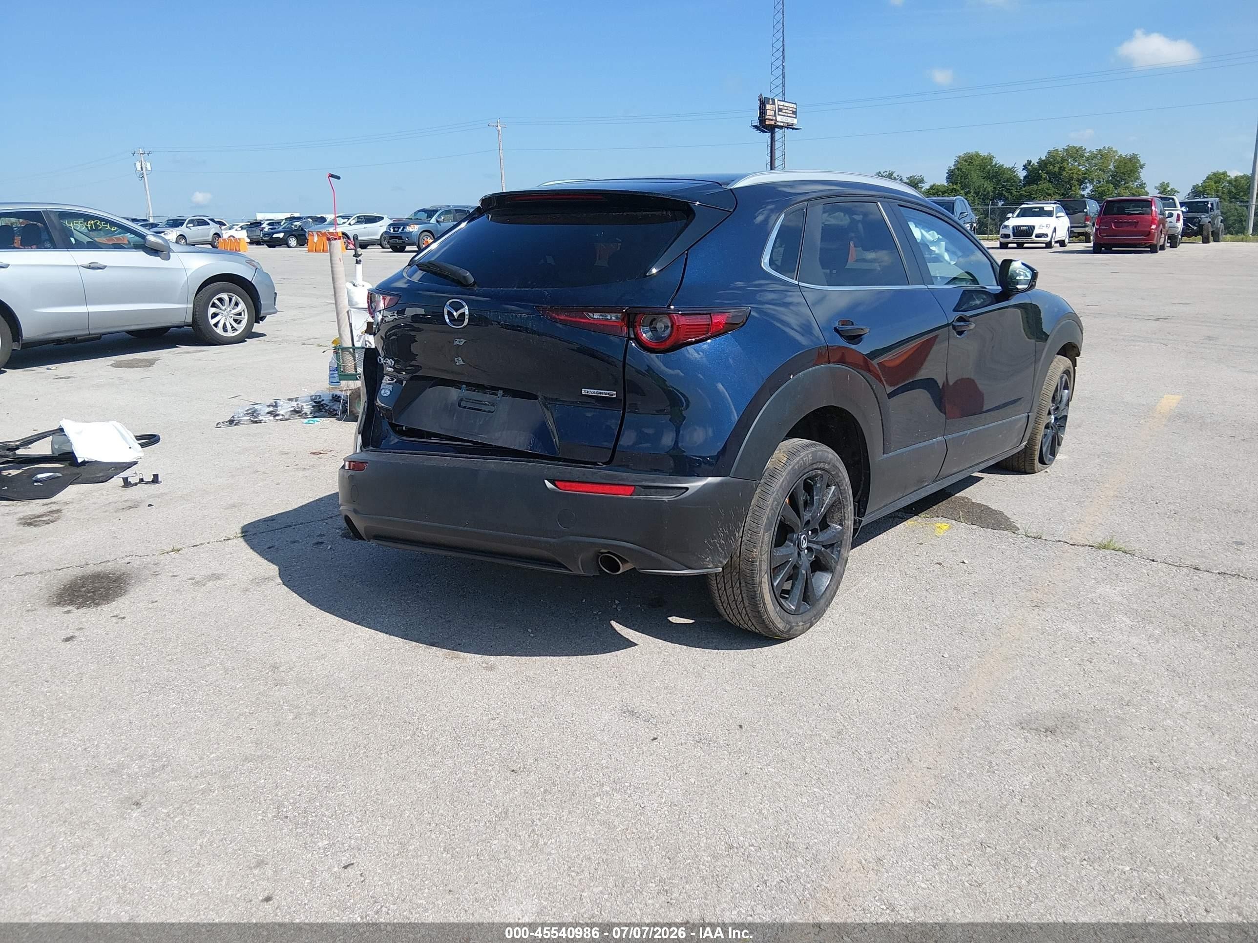 2025 Mazda Cx-30 VIN 3MVDMBBM9SM755695 IAAI salvage auction — Front End, Salvage (Missouri), sold $3,750 on 2026-09-03 (photo 4)